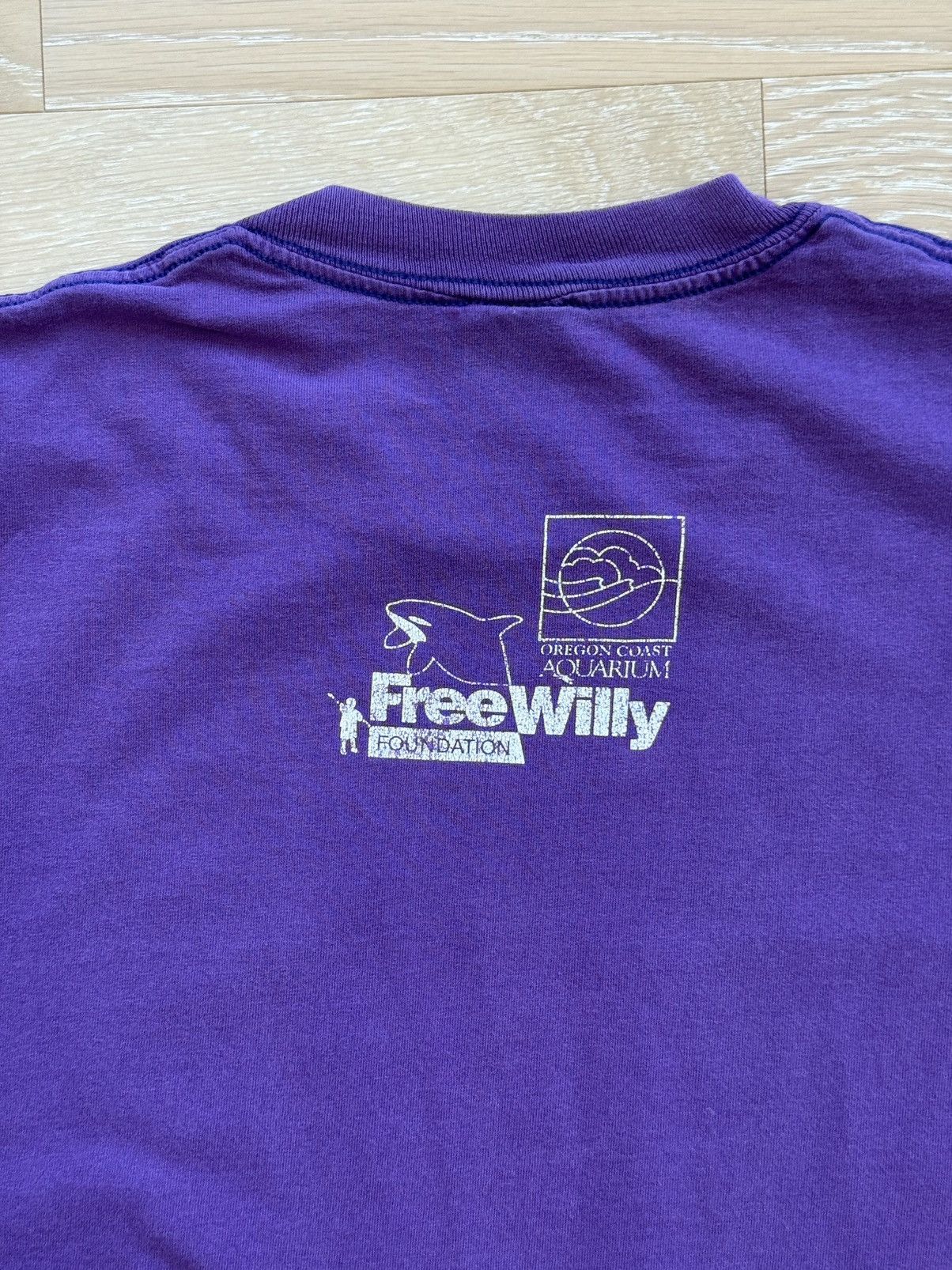 Jerzees Rare 90s Free Willy Foundation Orca Whale Vintage Shirt Size US XL / EU 56 / 4 - 5 Thumbnail