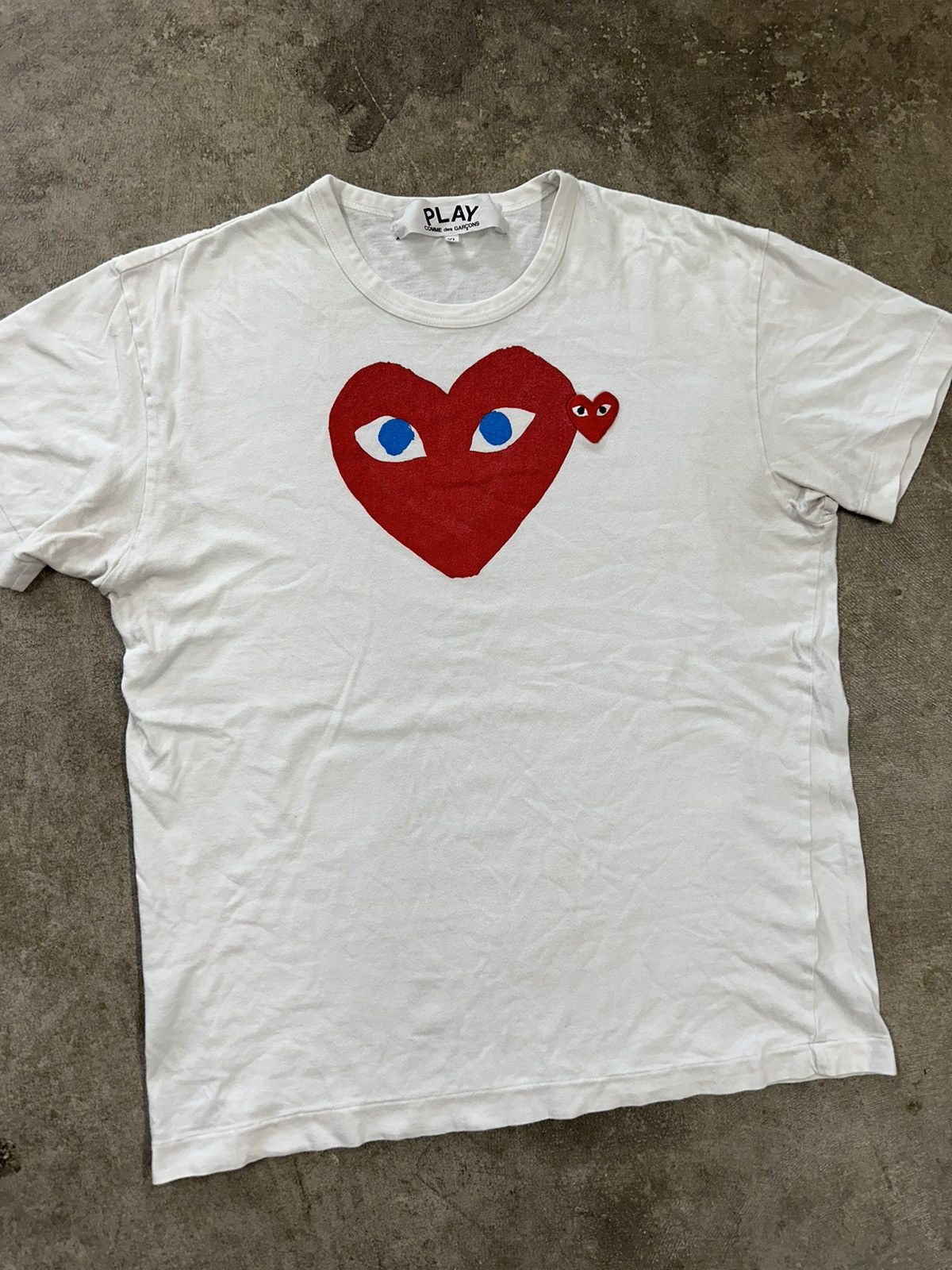 Comme des Garcons Comme Des Garçons Heart Logo T-Shirt Size US L / EU 52-54 / 3 - 3 Thumbnail