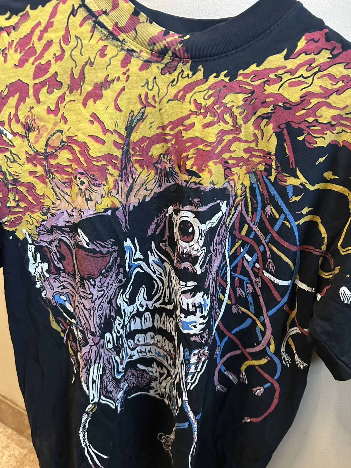 Warren Lotas Warren Lotas Skull Cable Tee Size US M / EU 48-50 / 2 - 2 Thumbnail