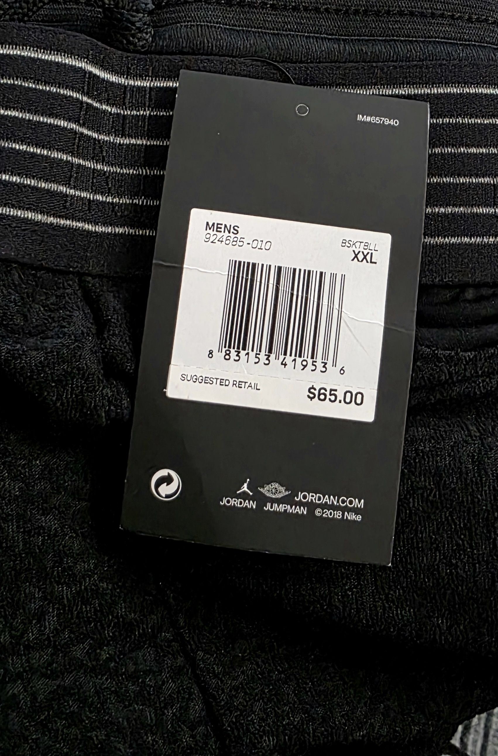Jordan Brand Air Jordan Gift of Flight Basketball Shorts SZ XXL Black Size US 38 / EU 54 - 5 Thumbnail