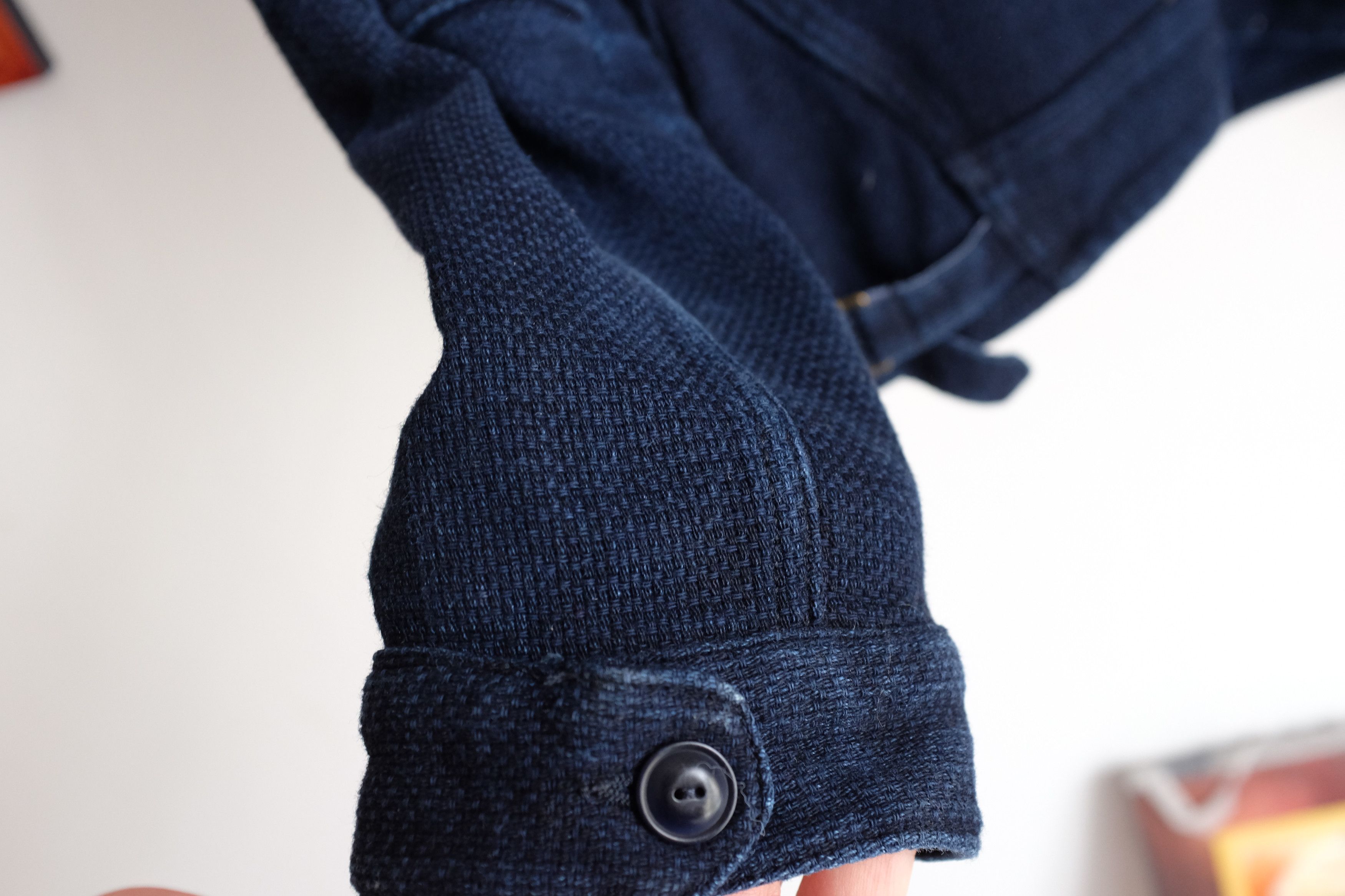 Scarti-Lab 707 dobby indigo jacket Size US M / EU 48-50 / 2 - 5 Thumbnail