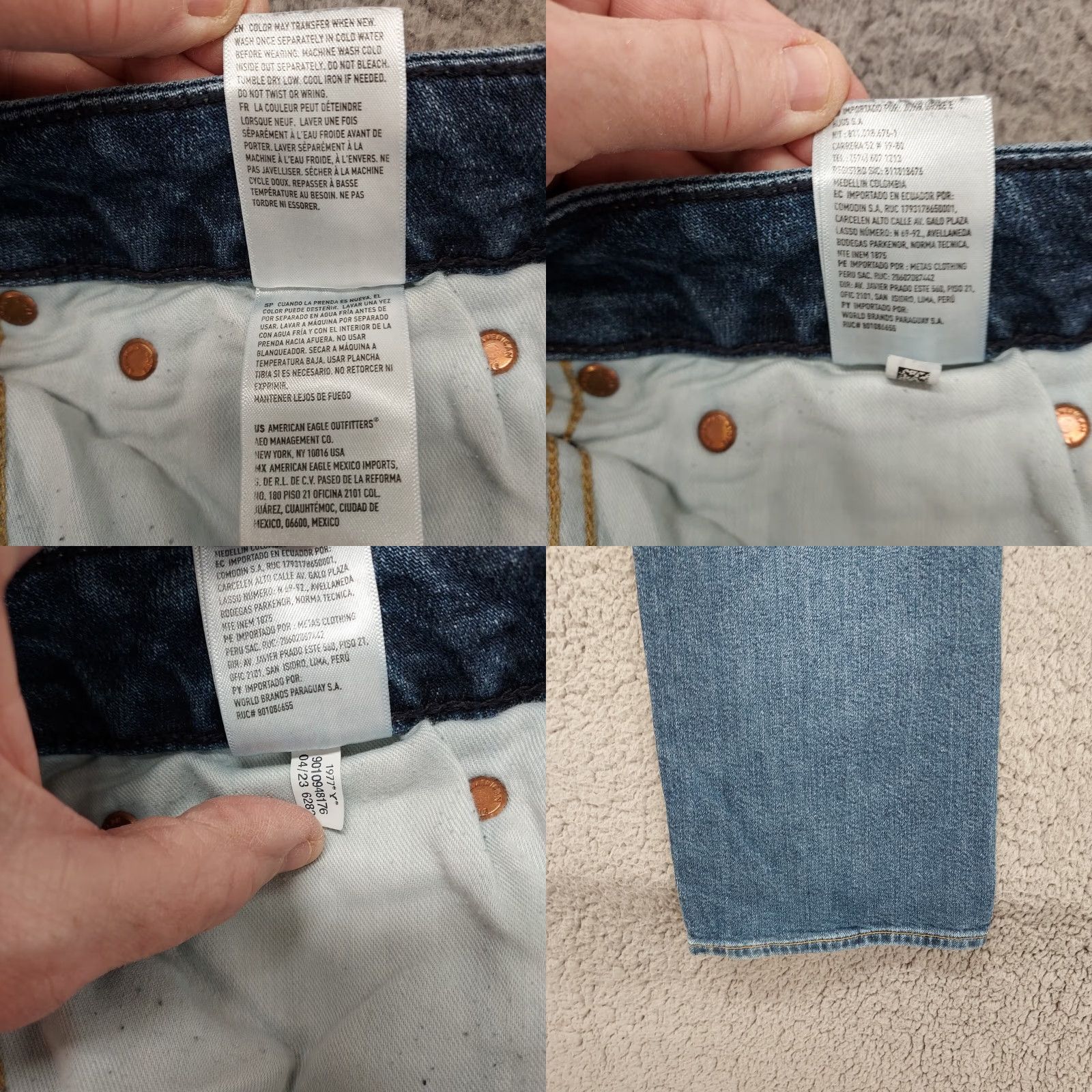 American Eagle Outfitters American Eagle Outfitters Original Flex Jeans Mens 33X30 Actual Sz 34x28 Size US 33 - 9 Thumbnail