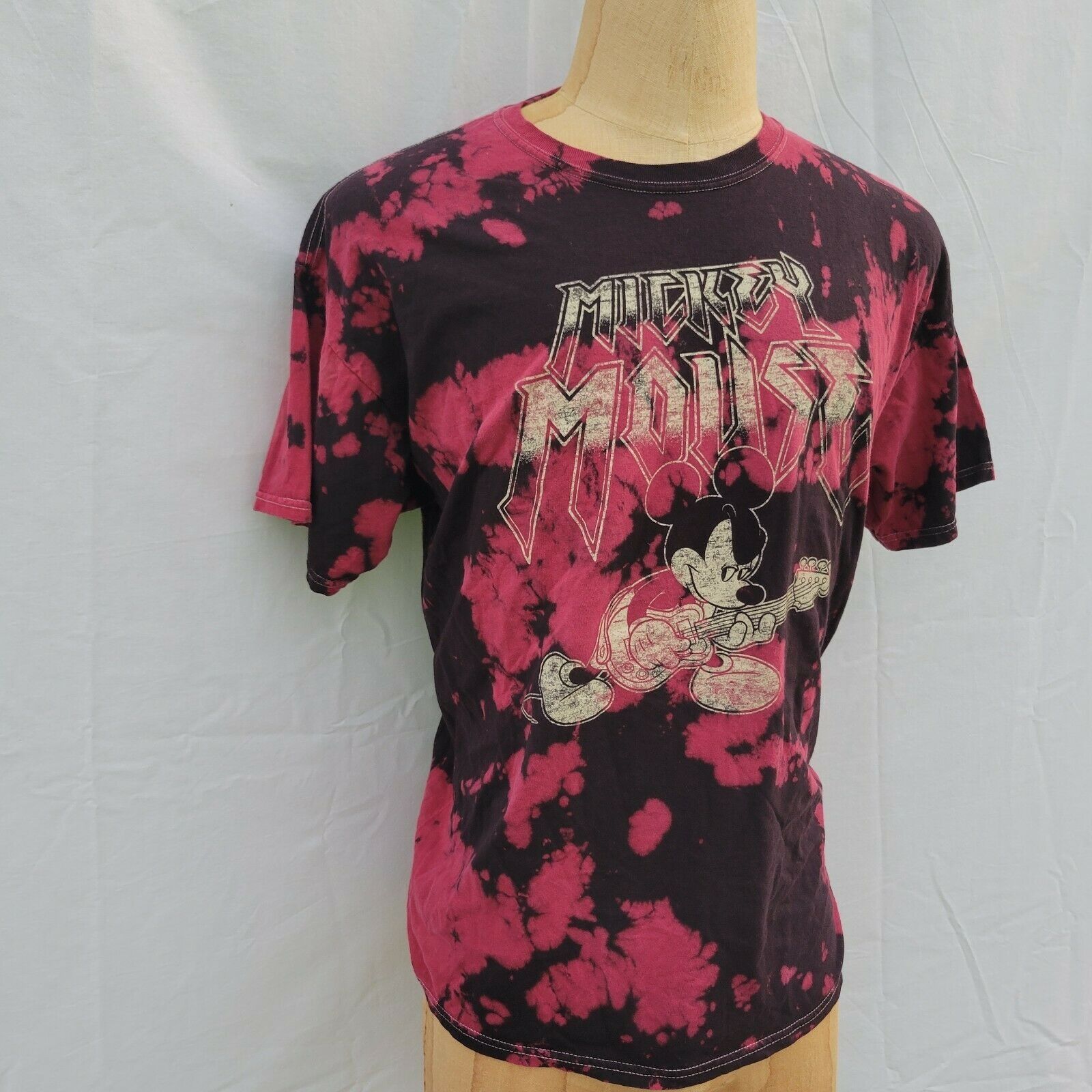 Disney Men's Mickey Mouse Tie Dyed Shirt. Large Size US L / EU 52-54 / 3 - 2 Thumbnail