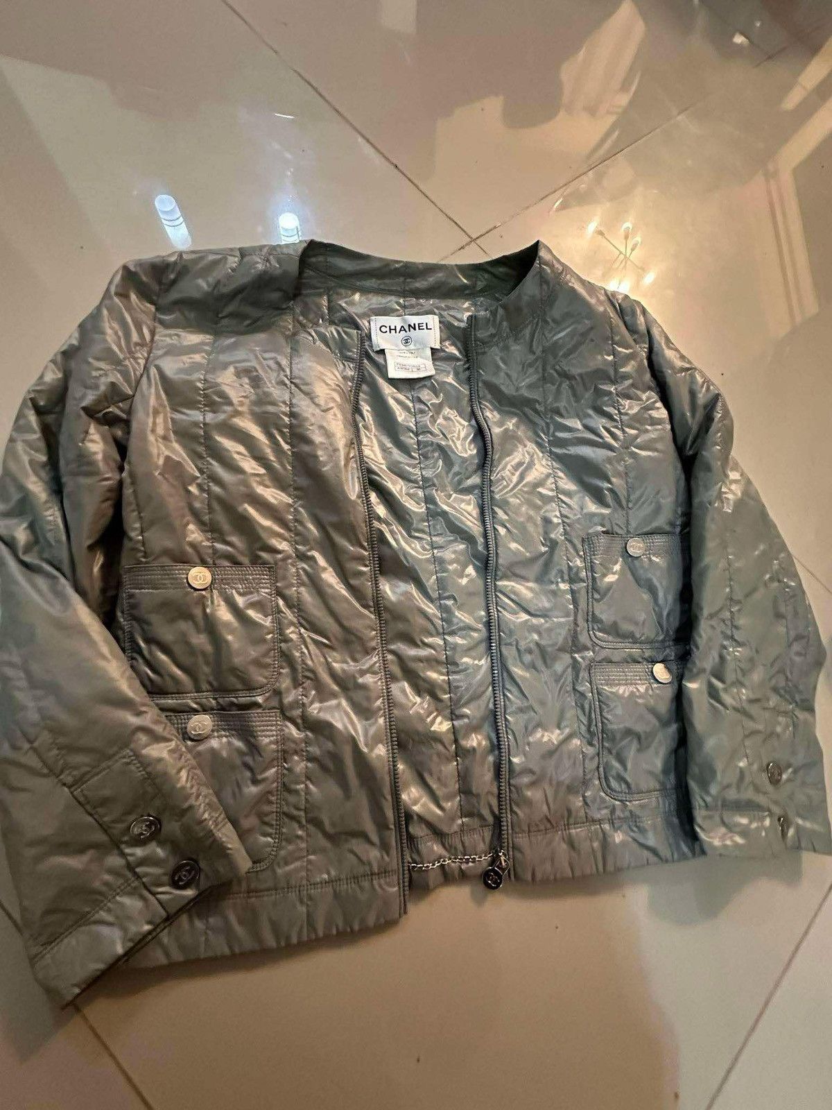 Chanel × Designer Chanel Nylon Down Jacket Size XS / US 0-2 / IT 36-38 - 7 Thumbnail