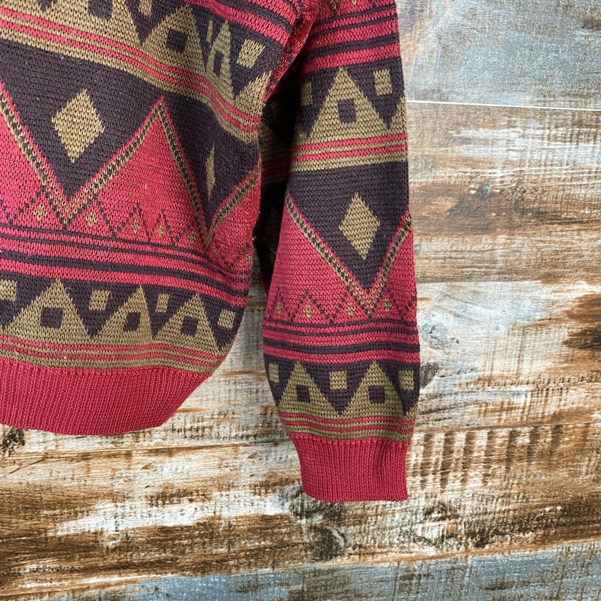 Homespun Knitwear × Japanese Brand DL Japanese Brand art vintage Red Knitwear #C820 Size S / US 4 / IT 40 - 8 Thumbnail