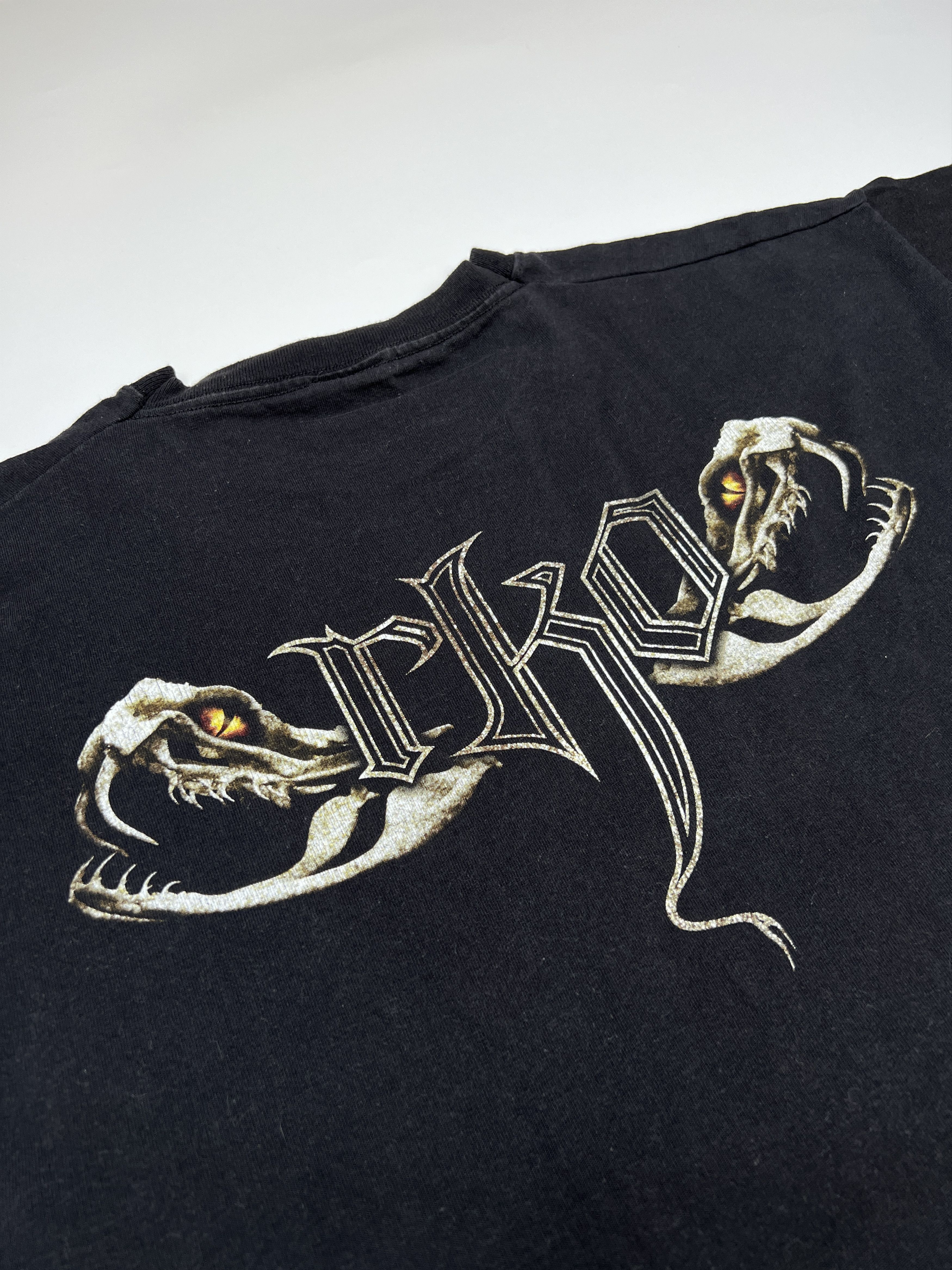 Vintage × WWE 2011 WWE rko Skull Printed Tee US Wrestling Size US L / EU 52-54 / 3 - 3 Thumbnail