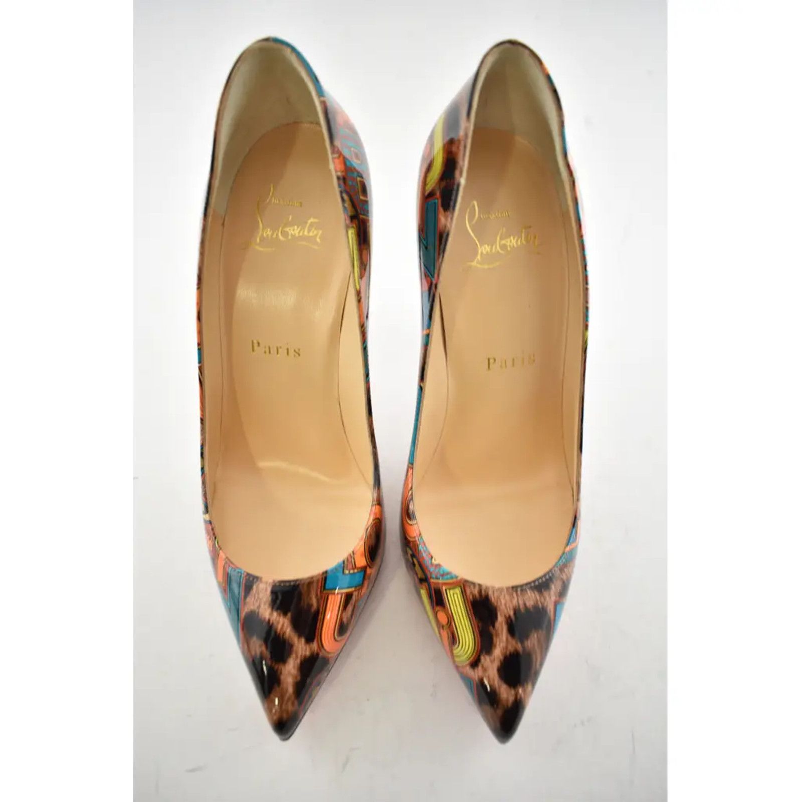 Christian Louboutin Christian Louboutin Pigalle Follies Black Loubileo Leopard Size US 5.5 / IT 35.5 - 7 Thumbnail