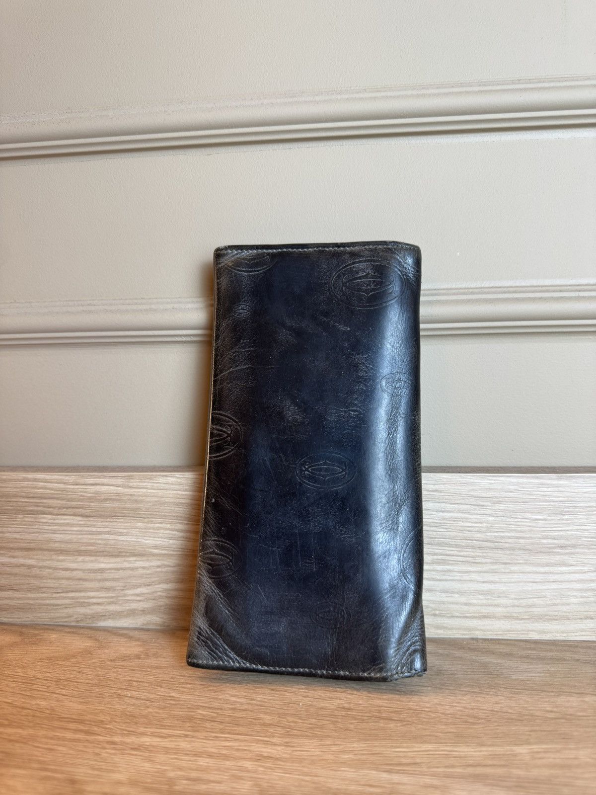 Cartier Cartier long wallet cabochon leather black Size ONE SIZE - 1 Thumbnail