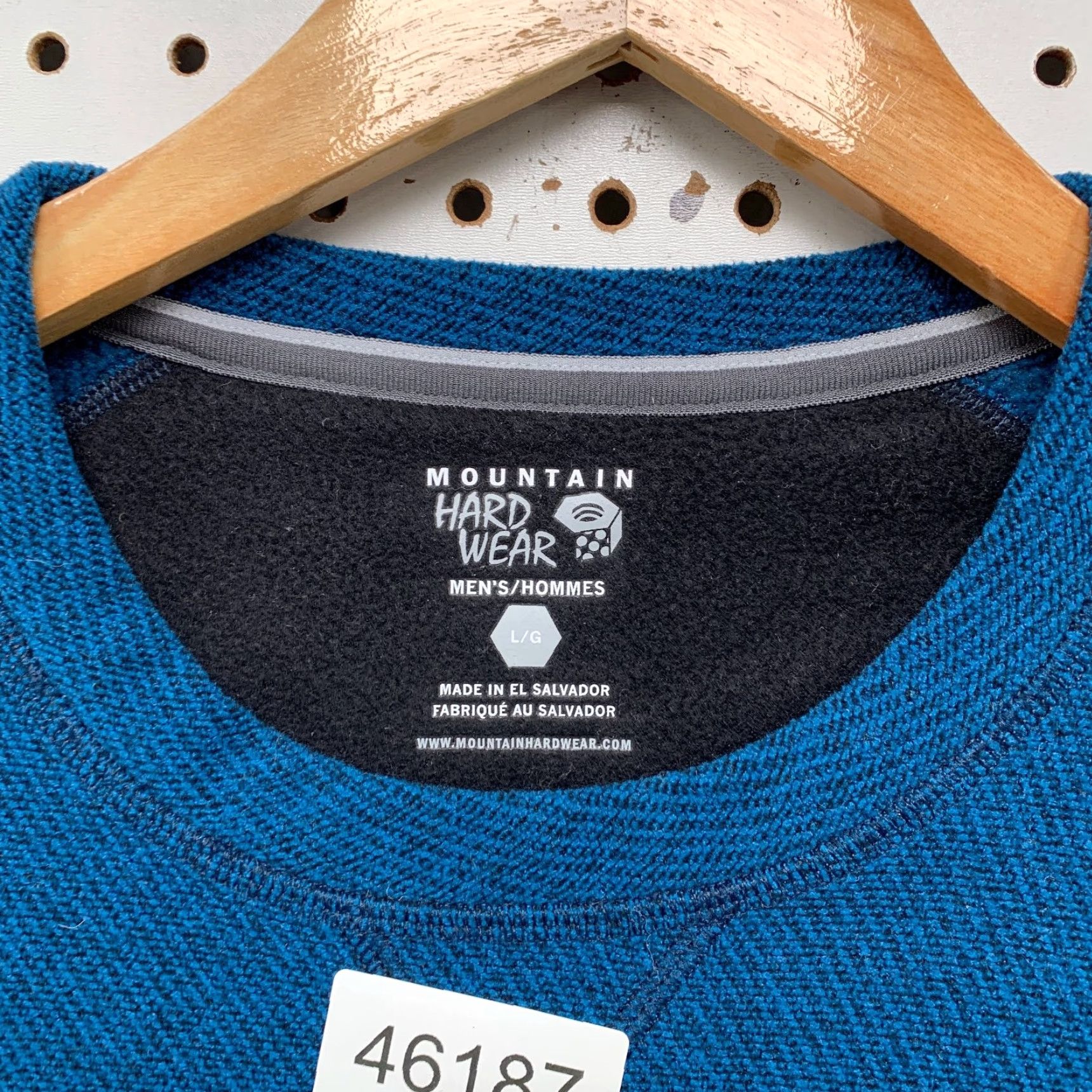 Mountain Hardwear Mountain Hardwear Sweater Mens Large Blue Fleece Lined Outdoor Hiking Casual Size US L / EU 52-54 / 3 - 5 Thumbnail