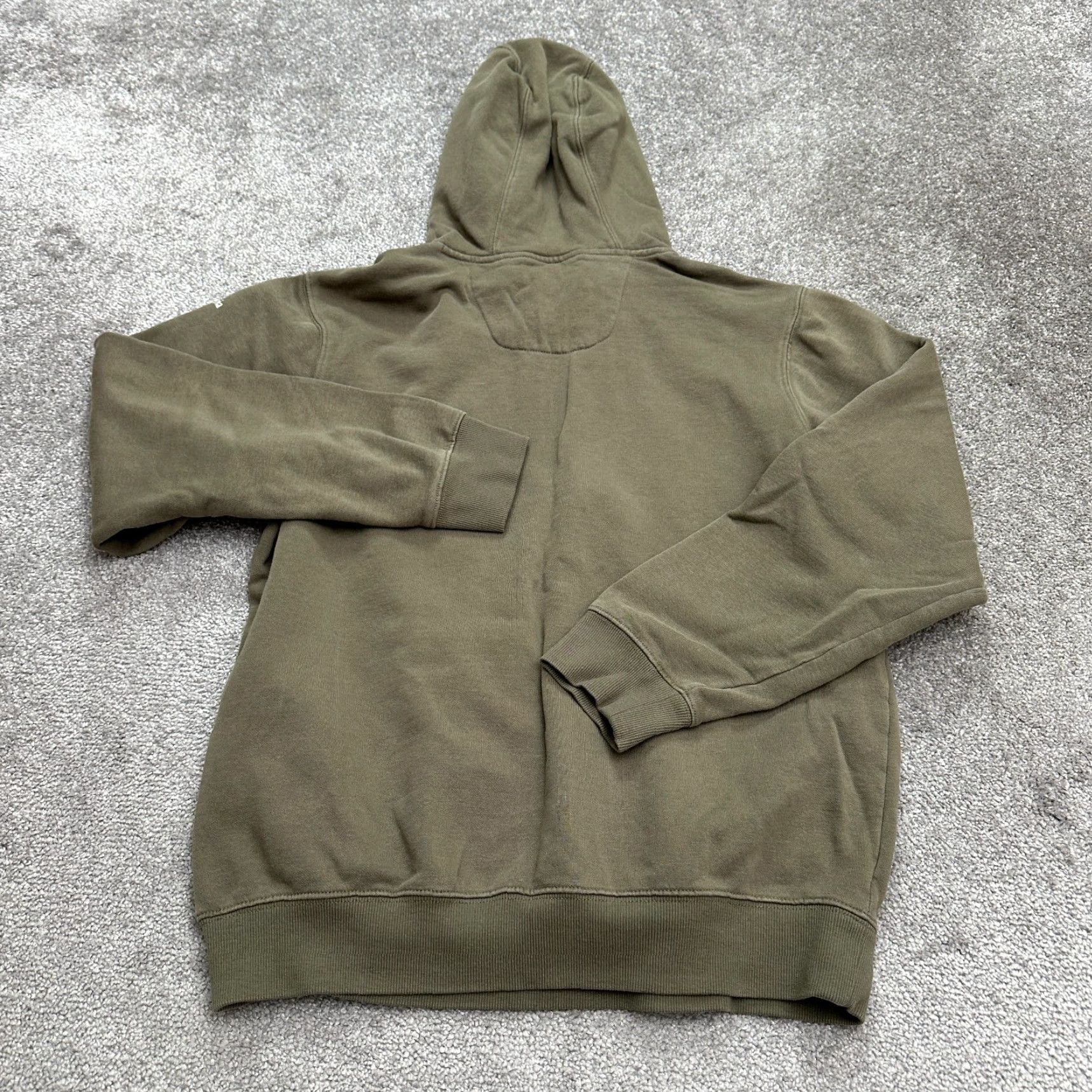 Vintage Columbia Hoodie Mens Small Green Fleece Drawstring Pullover Sweatshirt Size US S / EU 44-46 / 1 - 2 Thumbnail