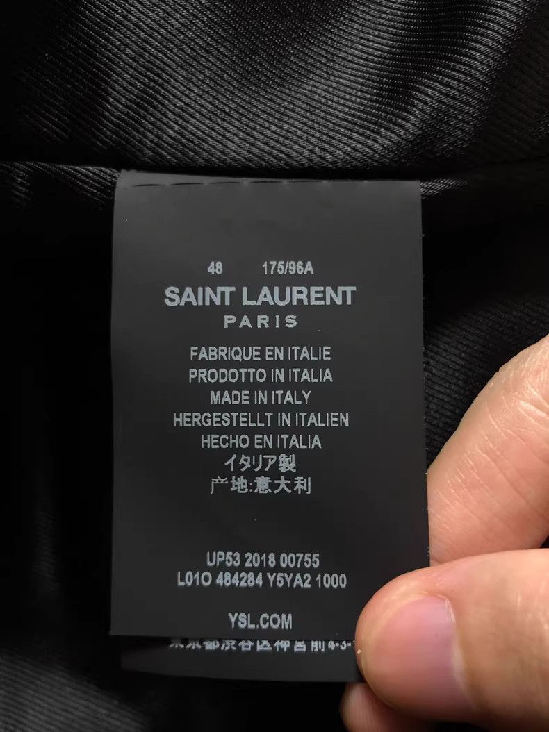 Saint Laurent Paris Saint laurent slp 16aw L01 motorcycle leather jacket - DMC Size US M / EU 48-50 / 2 - 8 Thumbnail