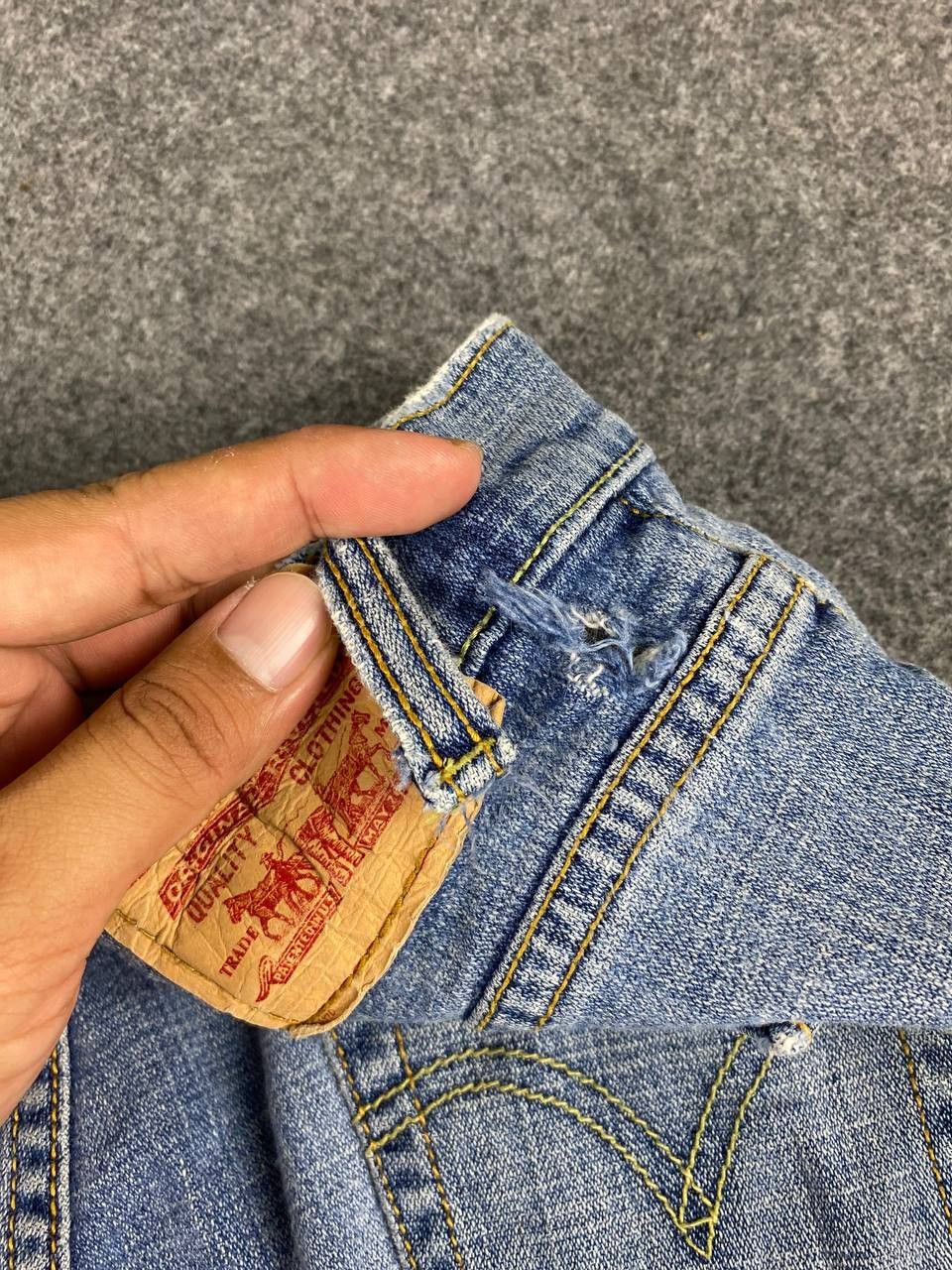 Levi's vintage levis 515 bootcut flare denim nice design Size 32" / US 10 / IT 46 - 6 Thumbnail