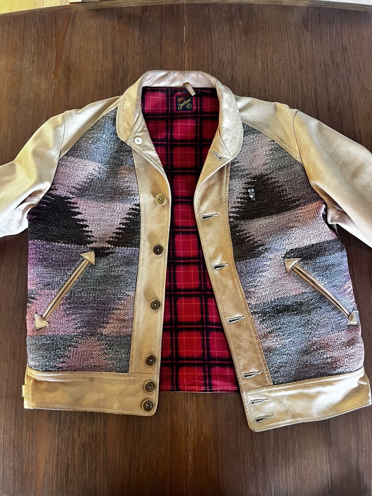 ジャケット・アウター Mister Freedom Lawrence Sz 40 Mister Freedom® LAWRENCE jacket, natural veg-tan cowhide