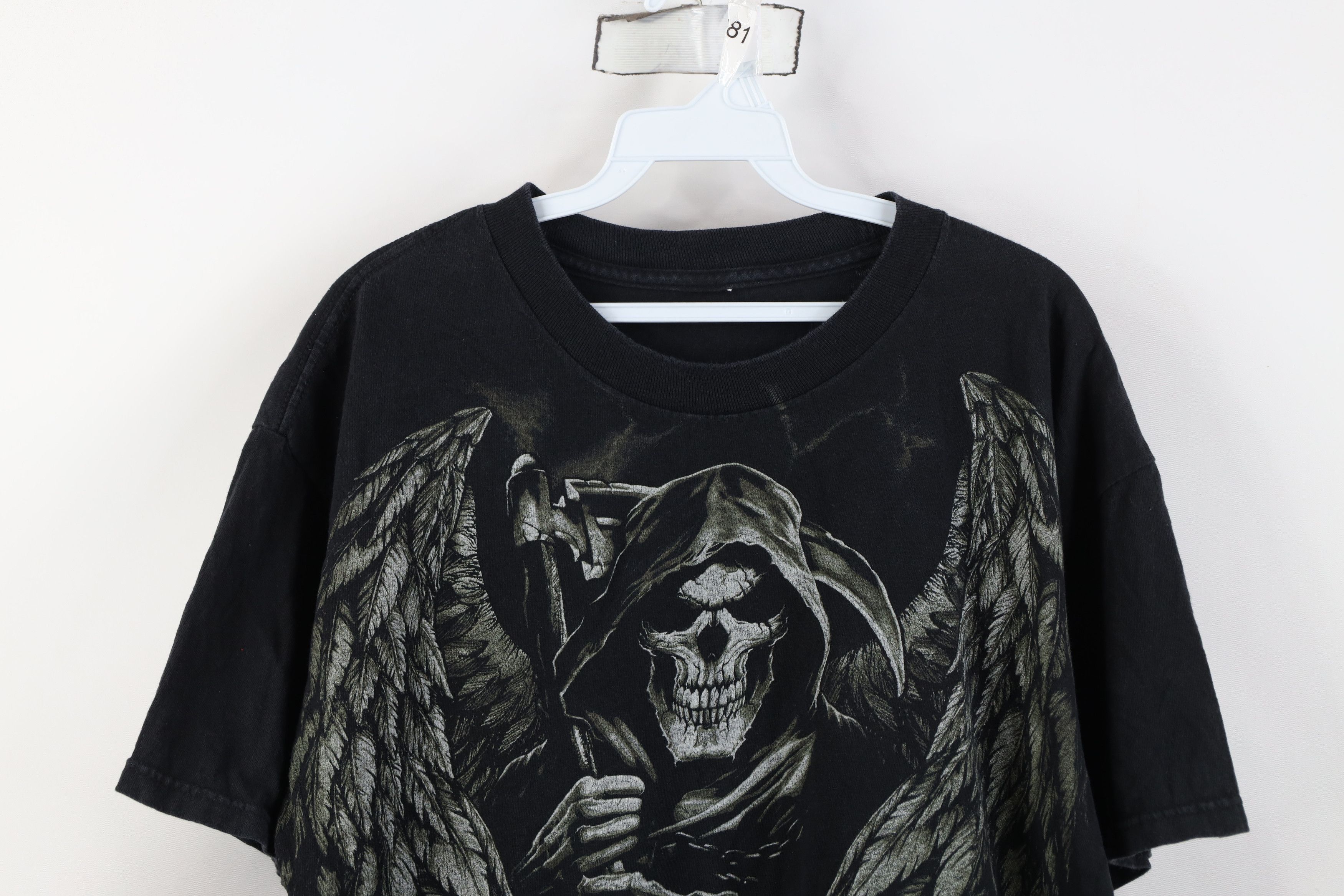 Vintage Vintage Y2K Streetwear Fantasy UFC MMA Grim Reaper T-Shirt Size US L / EU 52-54 / 3 - 2 Thumbnail