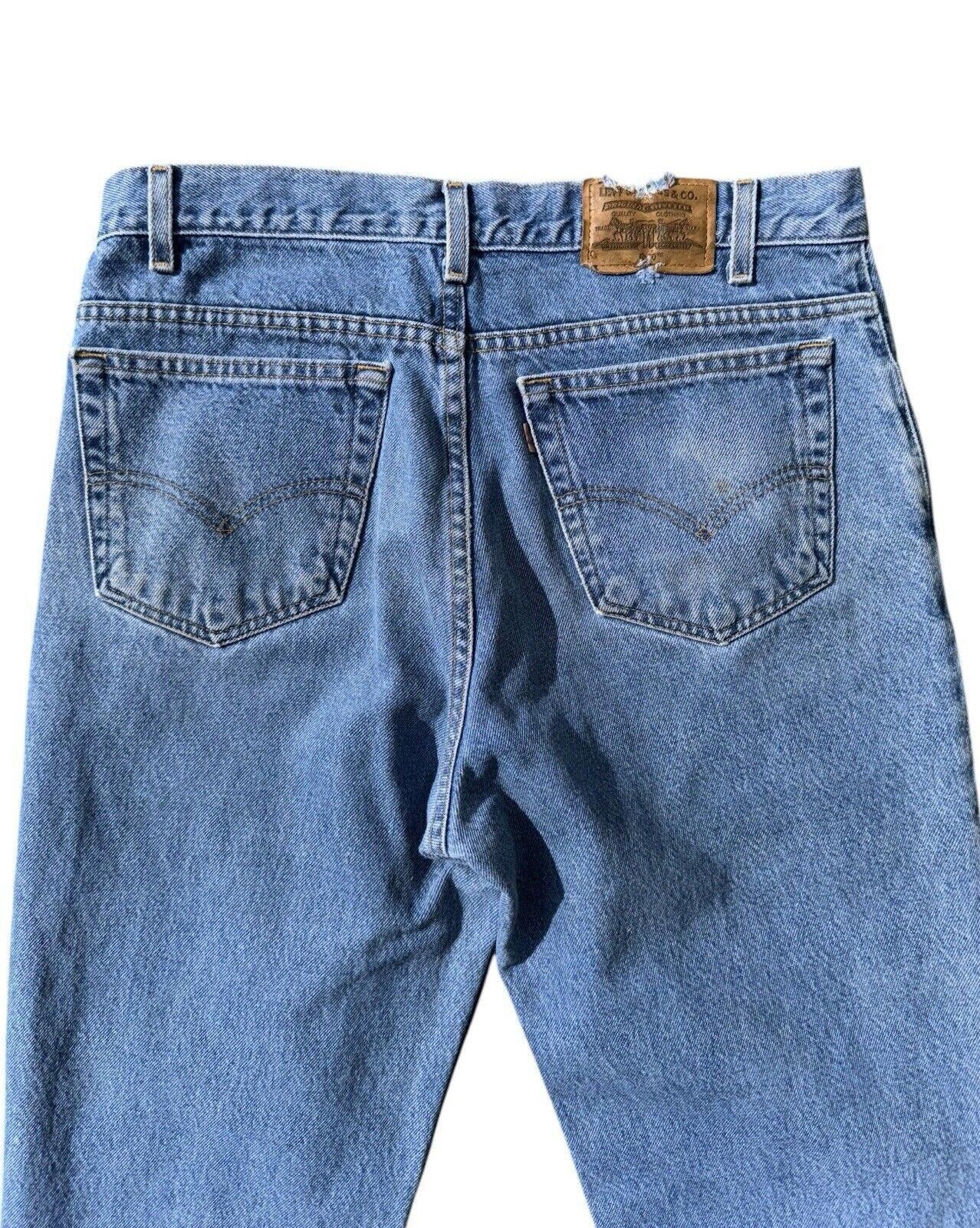 Levi's Vintage Levi's Blue Jeans 540 Denim Brown Tab 34x30 Size US 34 / EU 50 - 4 Thumbnail