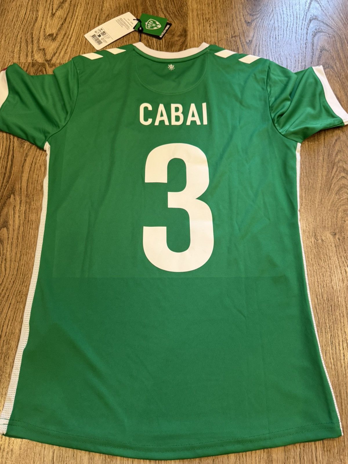 Hummel SAINT ETIENNE 2024-25 HUMMEL HOME SHIRT FOOTBALL JERSEY SZ S Size US S / EU 44-46 / 1 - 14 Thumbnail