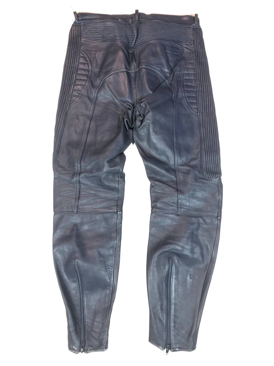 Leather × Vintage Vintage Leather Moto Biker Pants Size US 32 / EU 48 - 6 Thumbnail