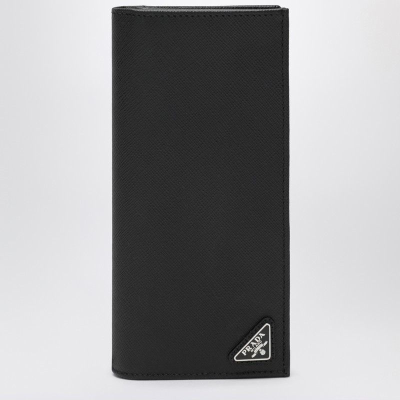 Prada Prada Black Saffiano Leather Wallet Size ONE SIZE - 1 Thumbnail