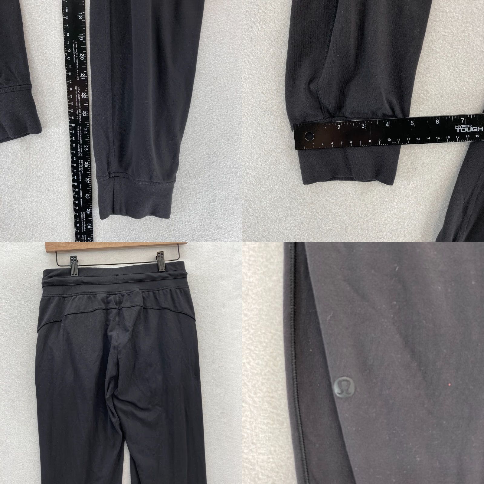 Lululemon Lululemon Jogger Pants Women's 6 Black Stretch Drawstring Slim Taper Gym Yoga Size 28" / US 6 / IT 42 - 8 Thumbnail