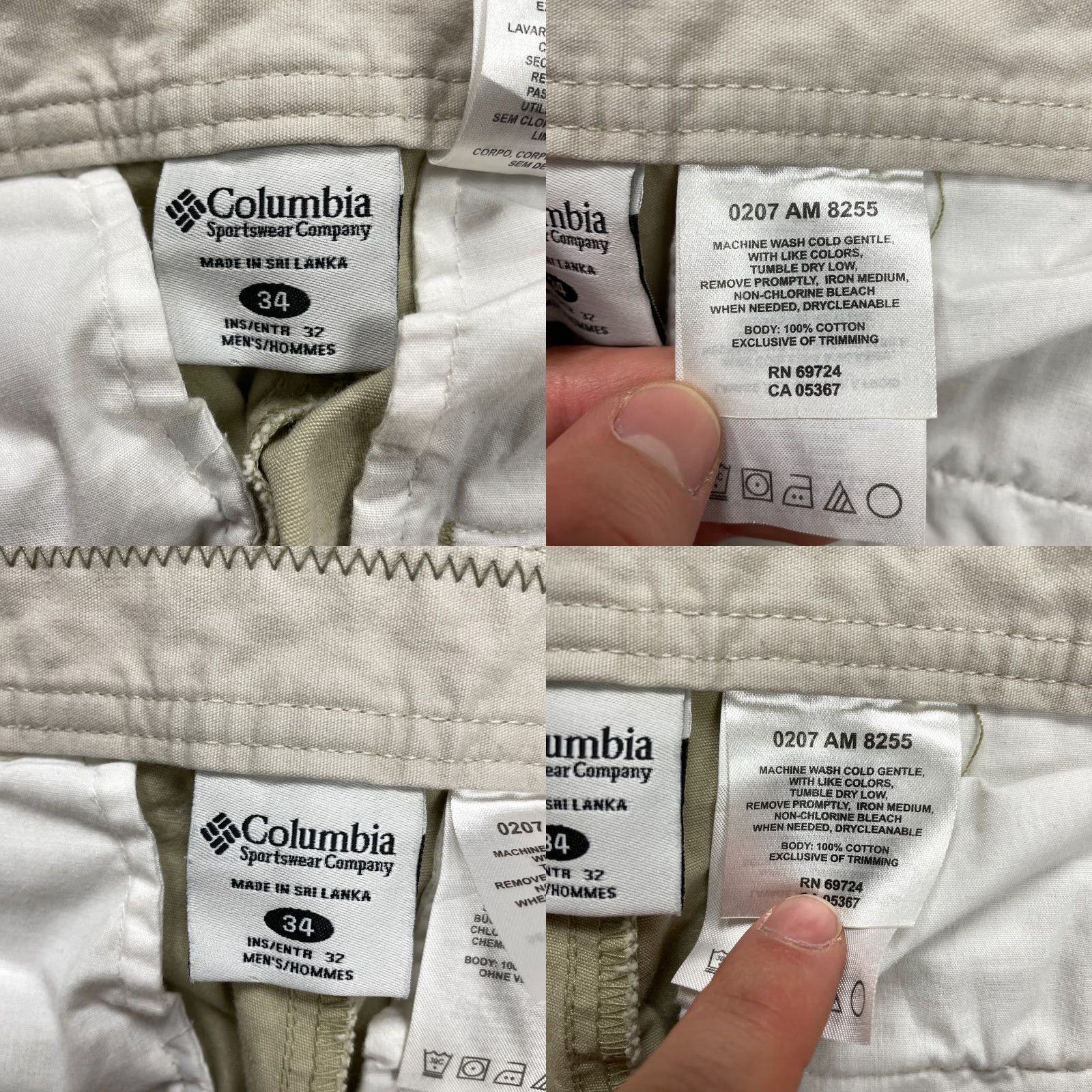 Vintage VINTAGE Columbia Men's Pants Size 34 Beige Workwear Canvas Carpenter Straight Leg Cotton Size US 34 / EU 50 - 8 Thumbnail