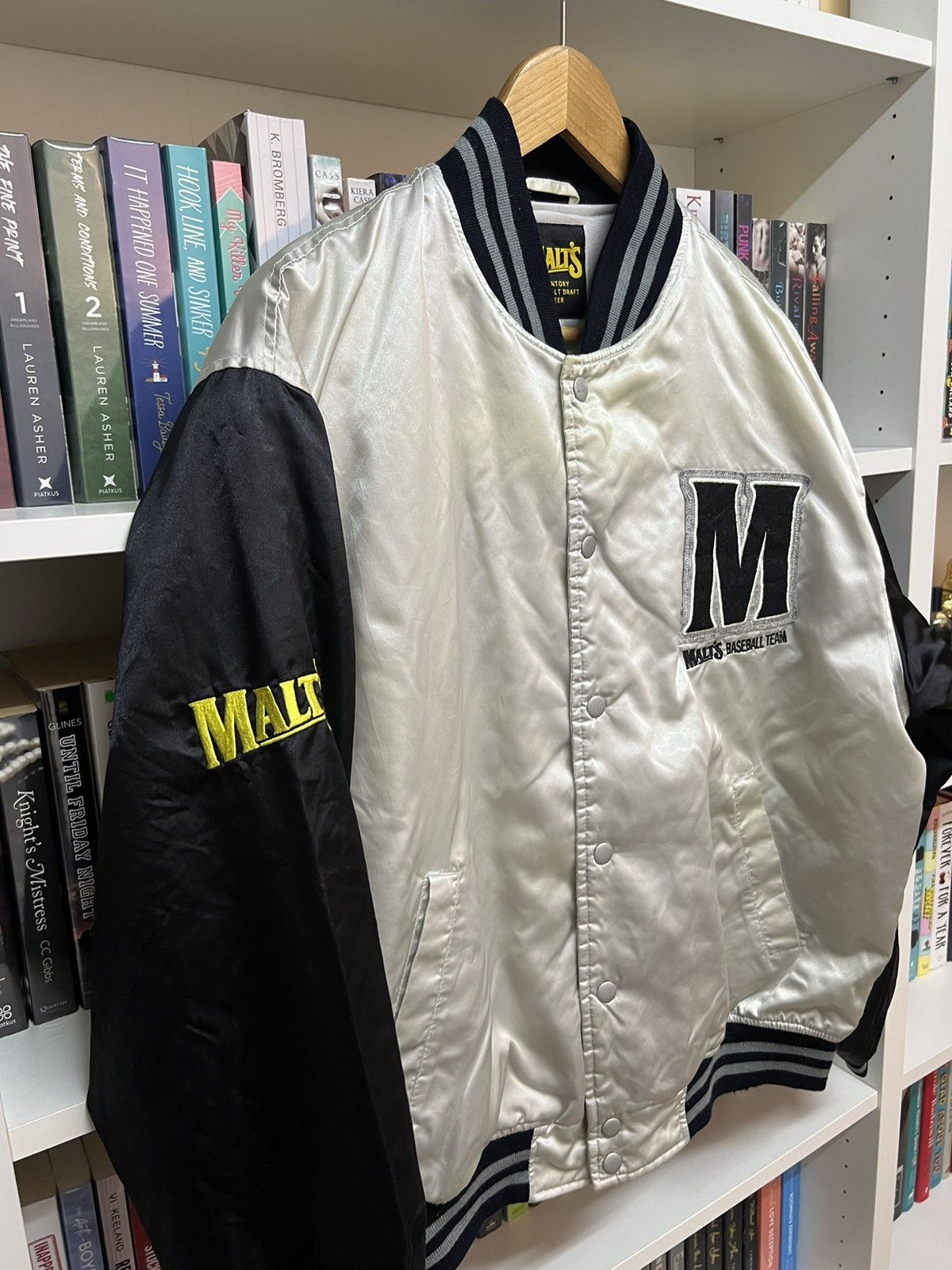 Japanese Brand Vintage MALTS Baseball Team Bomber Jacket Size US L / EU 52-54 / 3 - 4 Thumbnail