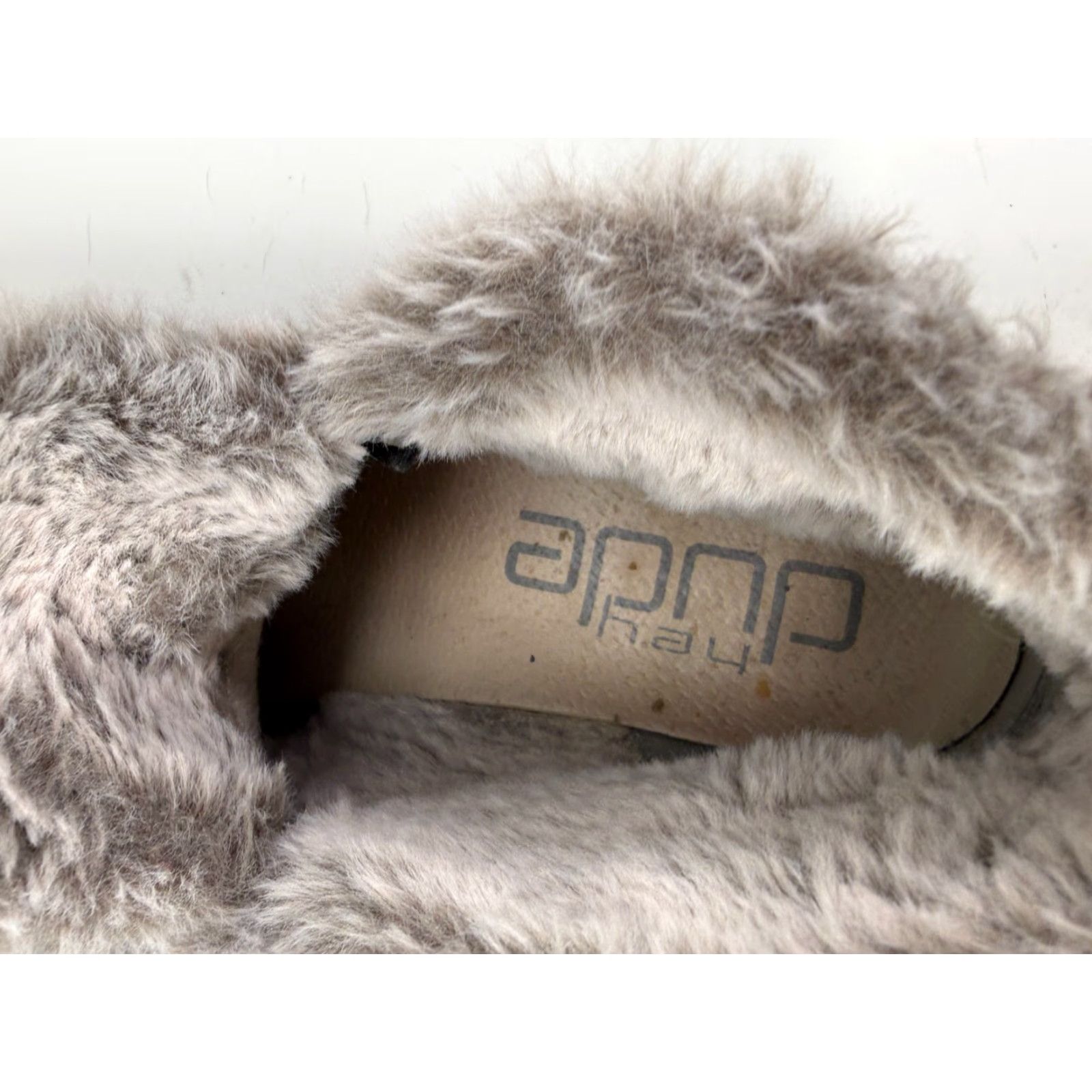 Vintage Hey Dude Denny Boots Womens 9 Sleet Gray Mock Toe Faux Fur Lined Ankle Bootie Size US 9 / IT 39 - 5 Thumbnail