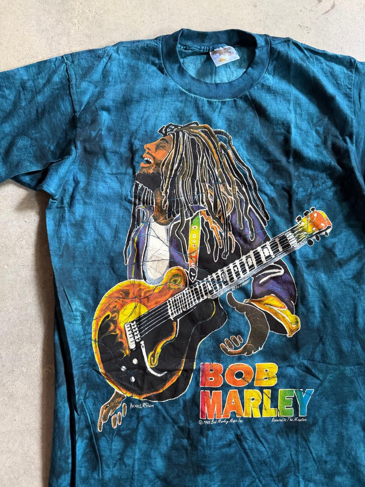 Other VTG 1995 Bob Marley Music Tye Dye Tee Sz L Size US L / EU 52-54 / 3 - 3 Thumbnail