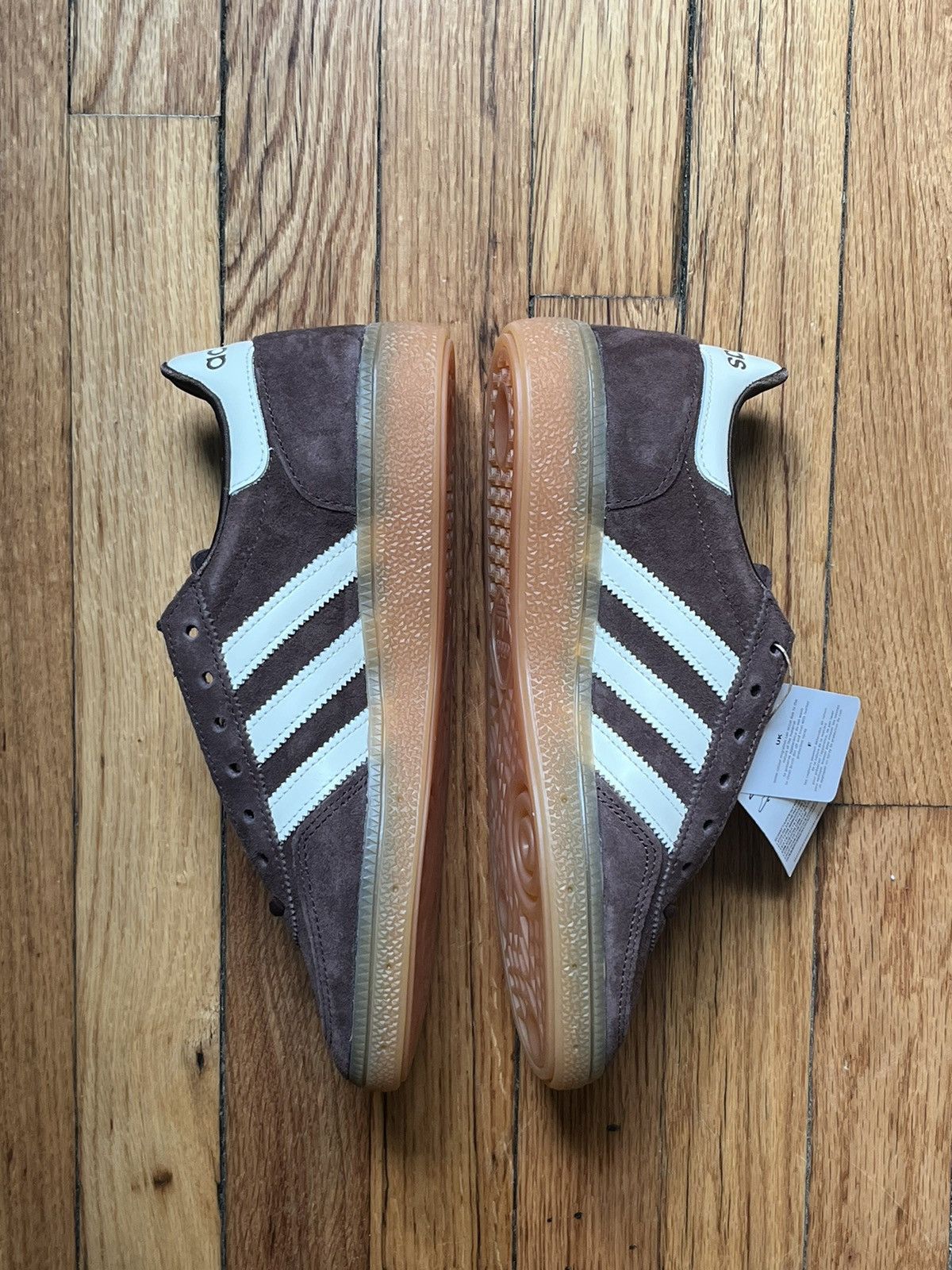 Adidas × Sporty & Rich adidas x Sporty & Rich Handball Spezial Brown Auburn Gum Size US 9.5 / EU 42-43 - 4 Thumbnail