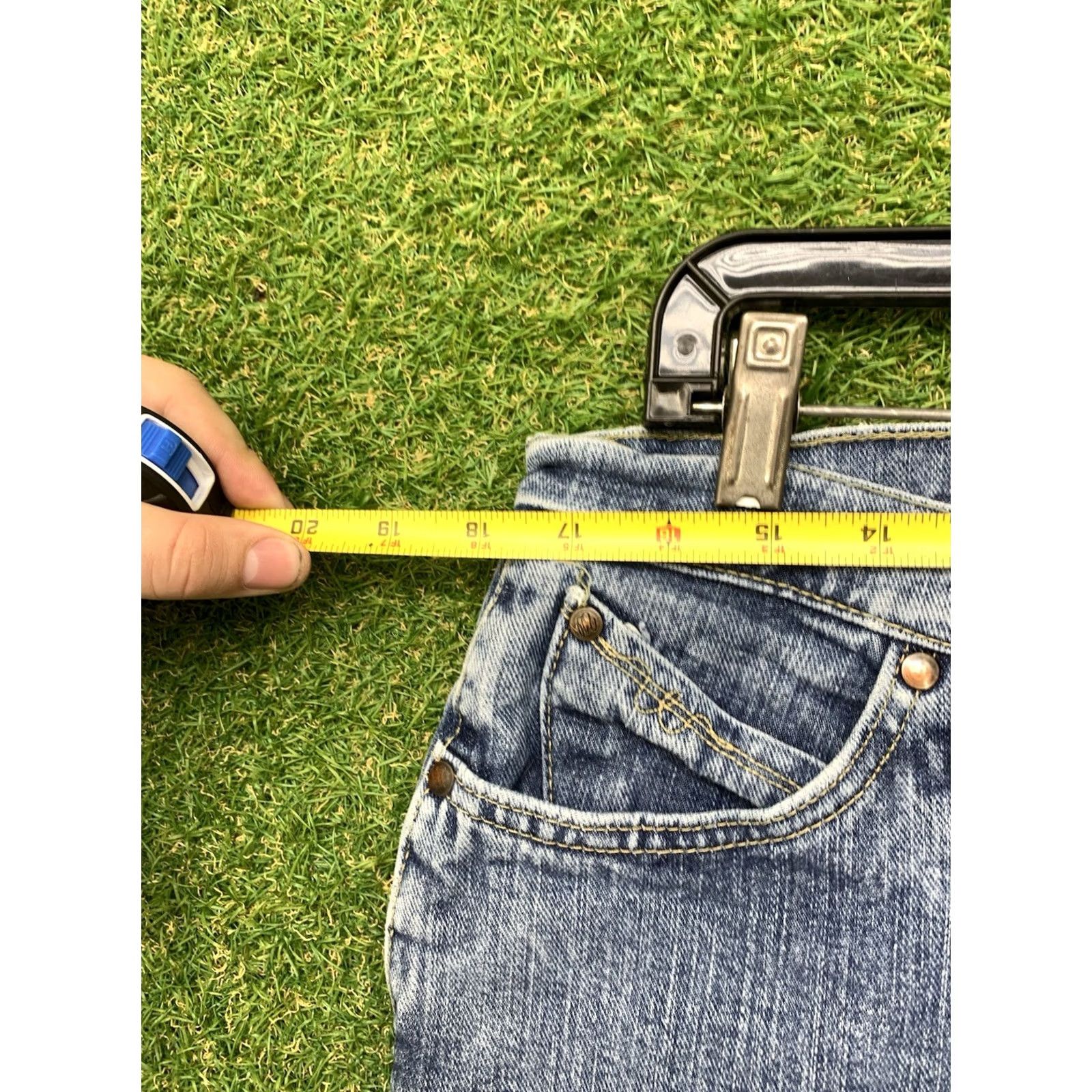 Wrangler Wrangler Jeans Low Rise Bootcut Womens 34 Inseam Denim Blue 5-Pocket Western Southwestern Cowboy Retro Wrangler Retro Jeans Womens Boys Womens Size 34" / US 12 / IT 48 - 4 Thumbnail