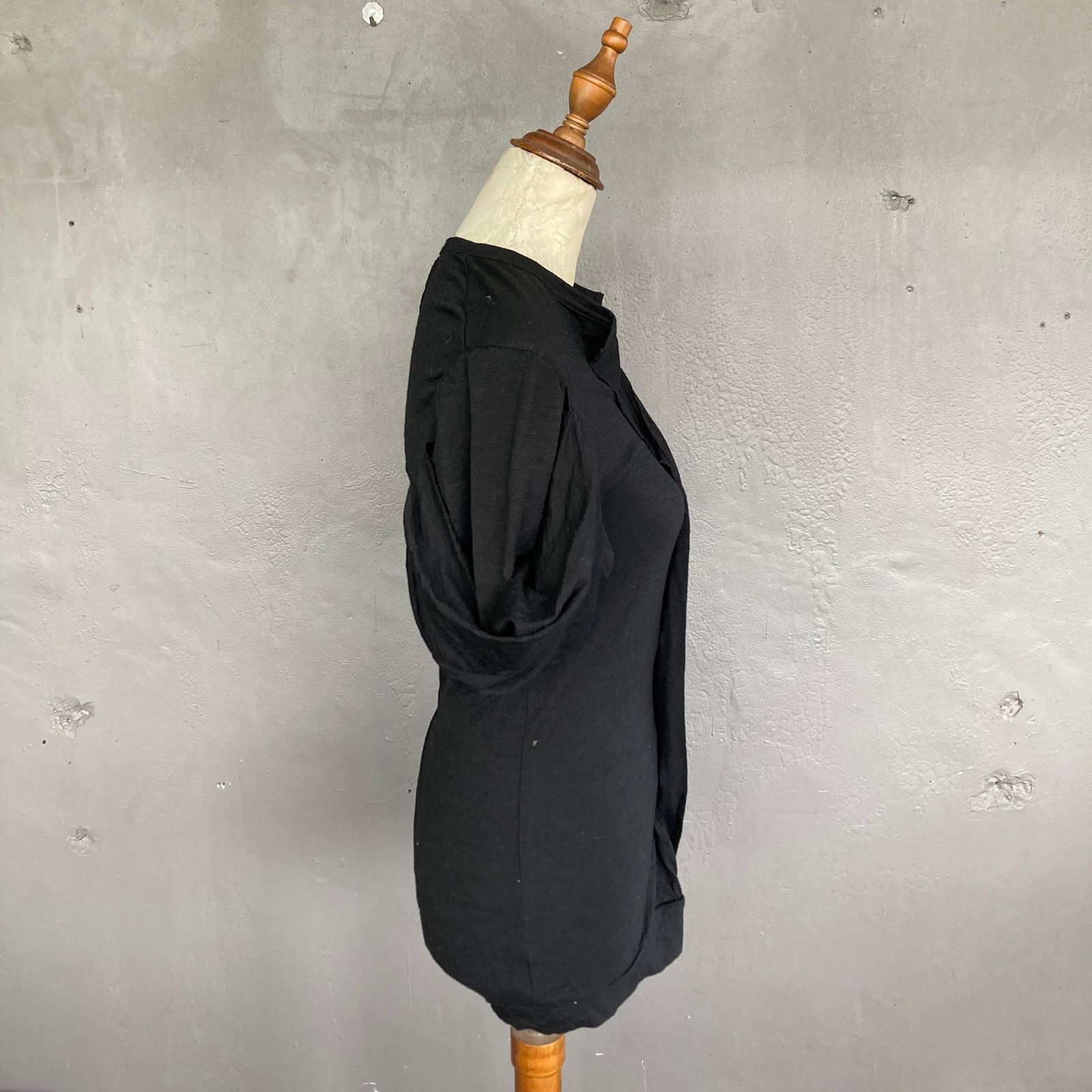 Junya Watanabe S/S07 Asymmetrical Gather Balloon Sleeves Blouse Size M / US 6-8 / IT 42-44 - 3 Thumbnail