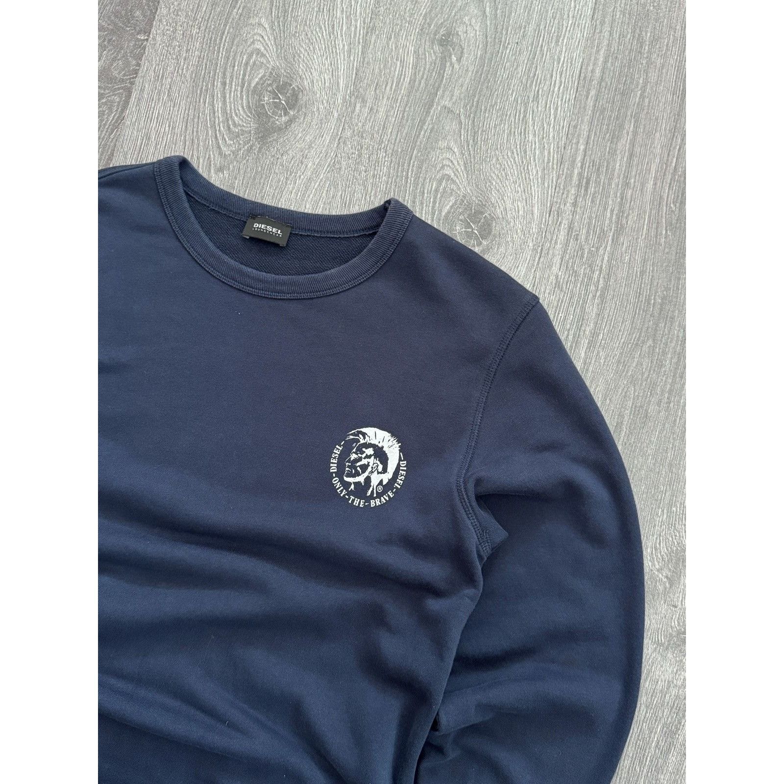 Diesel Diesel Navy SWT-Willy Crew Neck Sweatshirt Size US M / EU 48-50 / 2 - 2 Thumbnail
