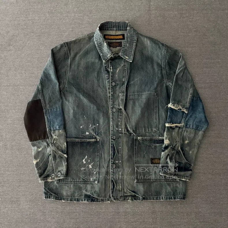 Neighborhood Neighborhood Work Denim Jacket Size US XL / EU 56 / 4 - 1 Thumbnail