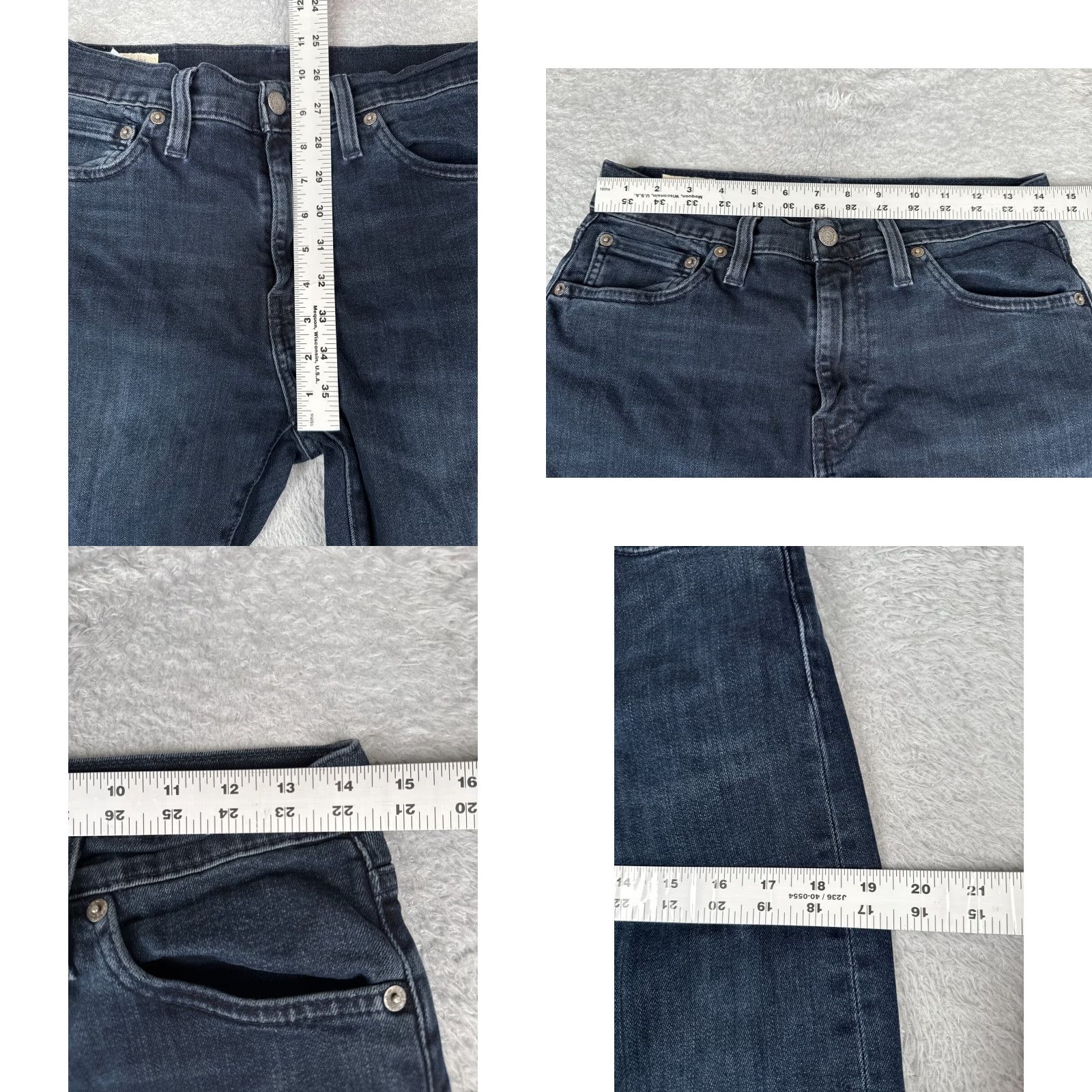 Levi's VINTAGE Levis Premium Jeans Men 30 Blue Denim Slim Taper 512 Cotton Big E Premium 29x28 Jeans Size US 30 / EU 46 - 9 Thumbnail