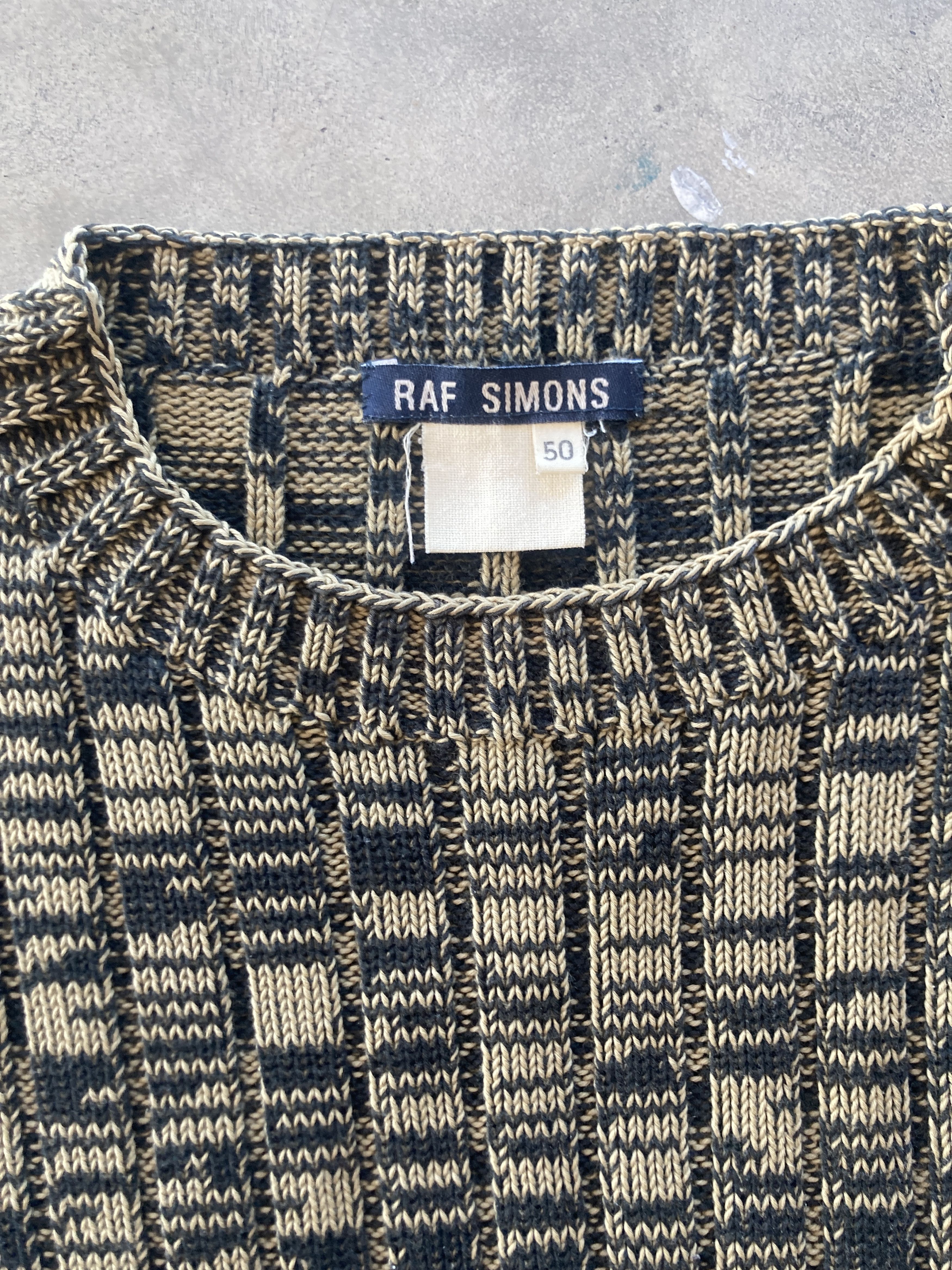Raf Simons Patterned Sweater, Pre-1998 Size US S / EU 44-46 / 1 - 4 Thumbnail
