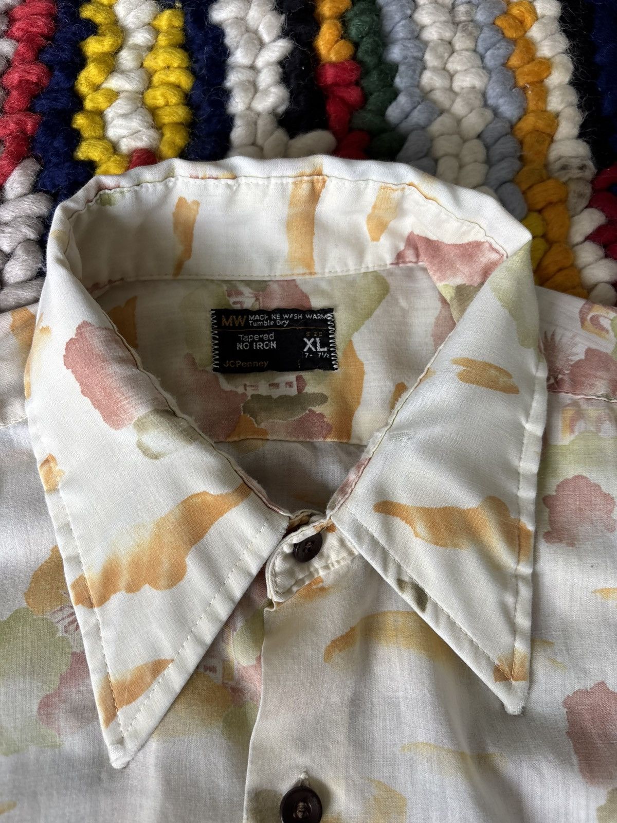 Vintage Vintage JC Pennys Button Up Size US XL / EU 56 / 4 - 3 Thumbnail