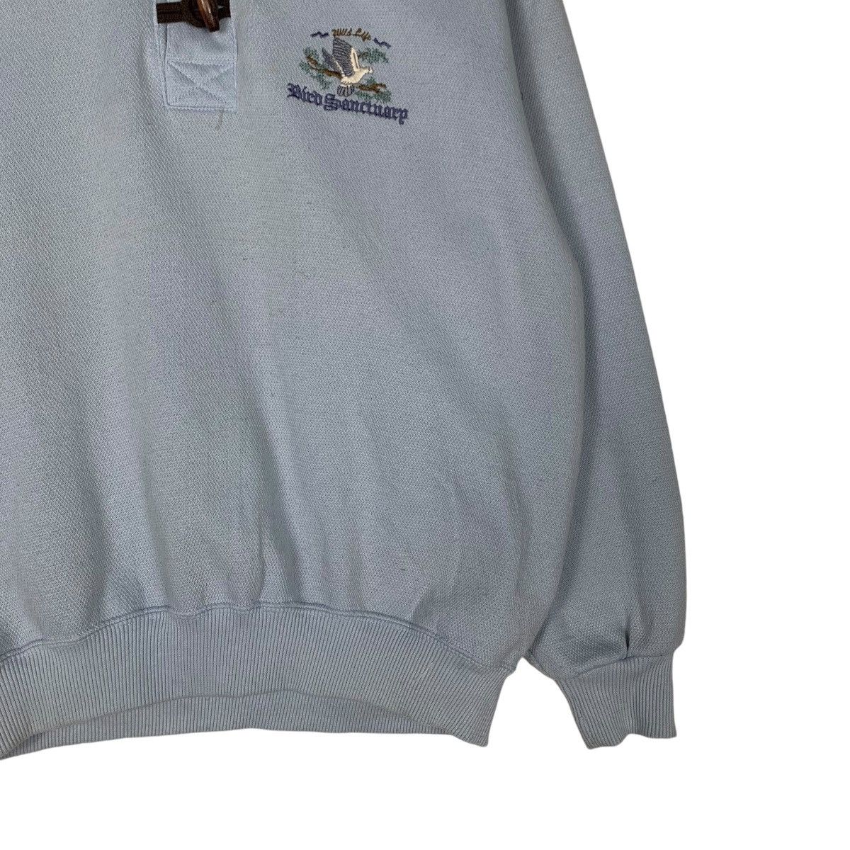 Vintage CATAMOUNT Bird Sanctuary Logo Polo Sweatshirt #1414-C64 Size US L / EU 52-54 / 3 - 4 Thumbnail