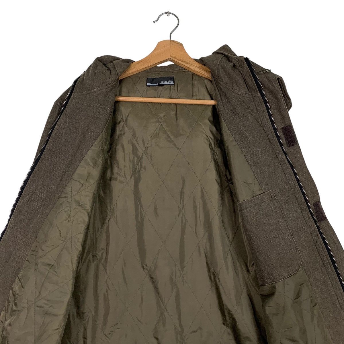 In The Attic IN THE ATTIC Brown Hoodie Jacket #0637-C29 Size US M / EU 48-50 / 2 - 12 Thumbnail