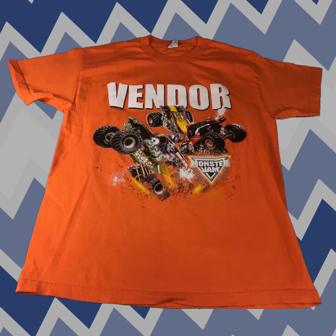 AAA VINTAGE Monster Jam Grave Digger El Torro Truck T Shirt Size M Orange Mens Size US M / EU 48-50 / 2 - 1 Thumbnail