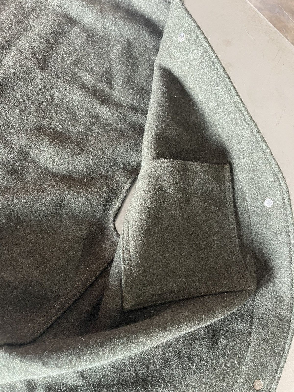 Filson × Vintage FILSON GARMENT MILITARY GREEN 100% WOOL Size 38R - 4 Thumbnail