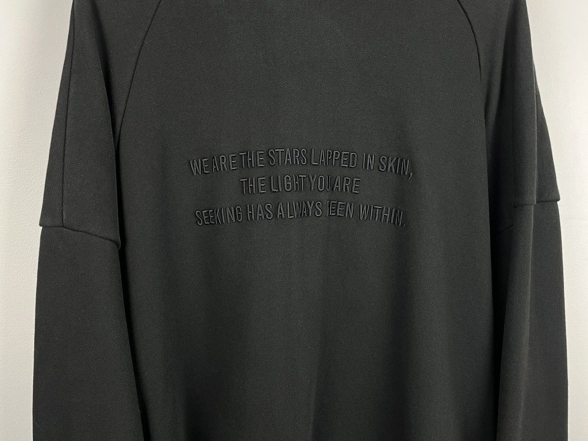 Juun.J Juun.J Black Embroidered Lapped Hoodie Streetwear Men’s M Size US M / EU 48-50 / 2 - 3 Thumbnail