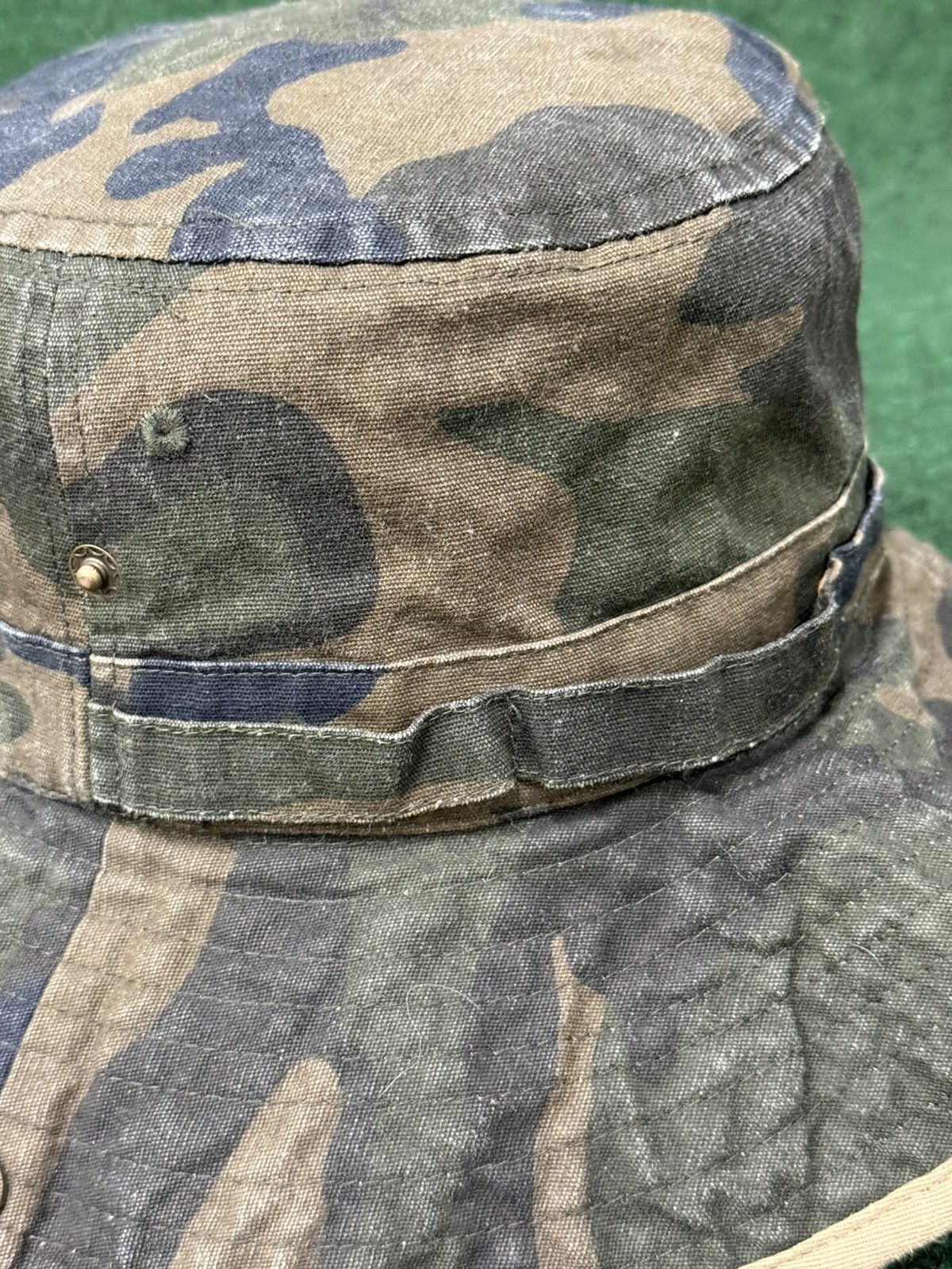 Vintage Vintage Miller Lite Beer Camo Boonie Hat Size ONE SIZE - 3 Thumbnail