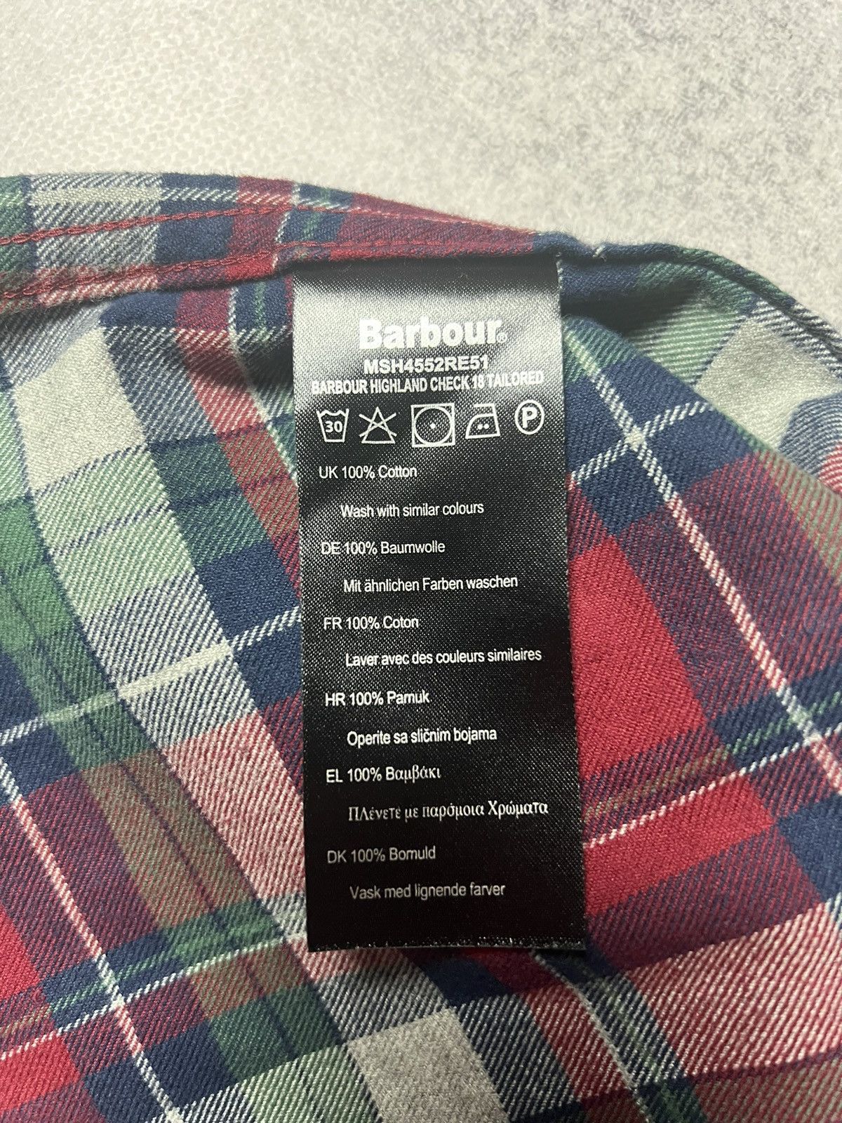 Barbour Barbour Flannel Oxford Check England Shirt Size US M / EU 48-50 / 2 - 5 Thumbnail