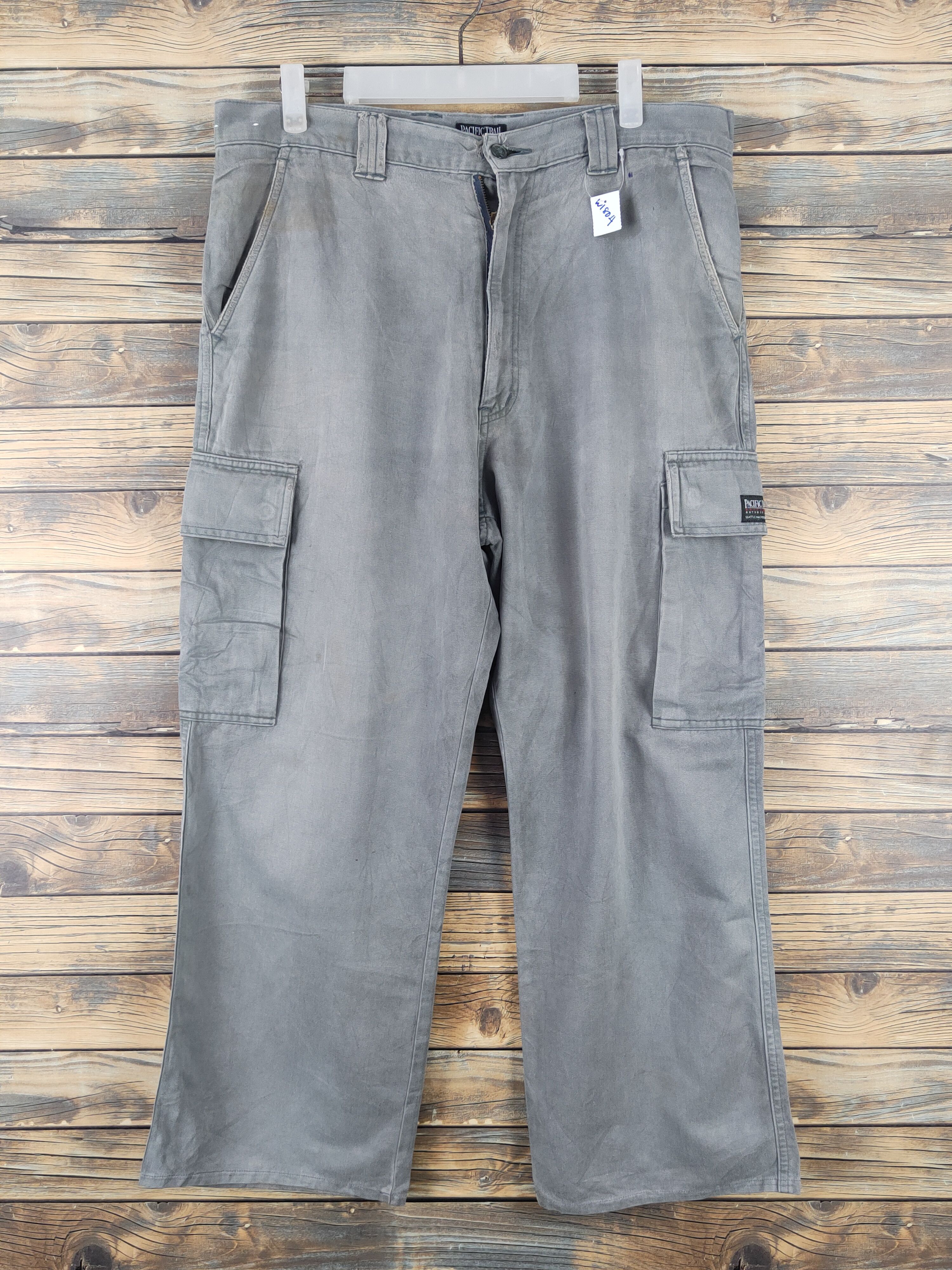 Pacific Trail Pacific Trail Gray Multipocket Tactical Cargo Pants #W1804 Size US 34 / EU 50 - 1 Thumbnail