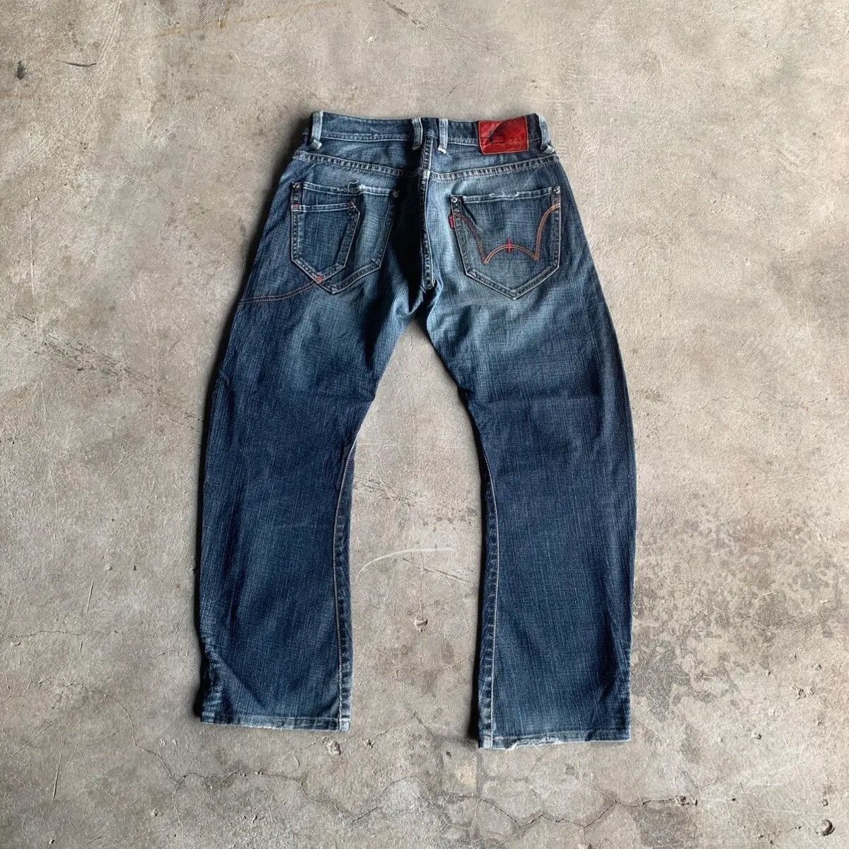 Edition Japan Edwin E-Function Jeans Curve Banana Leg Denim Pants Waist 32 Size US 32 / EU 48 - 8 Thumbnail