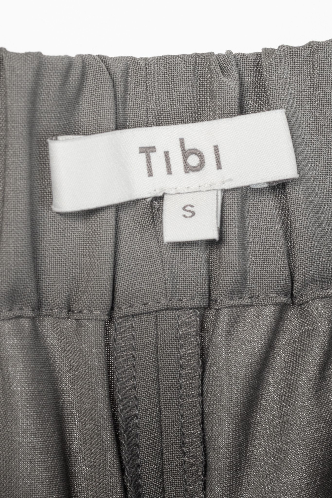 Tibi Tibi Wilt Dark Stone Tropical Wool Pull-On Jogger Size 28" / US 6 / IT 42 - 8 Thumbnail