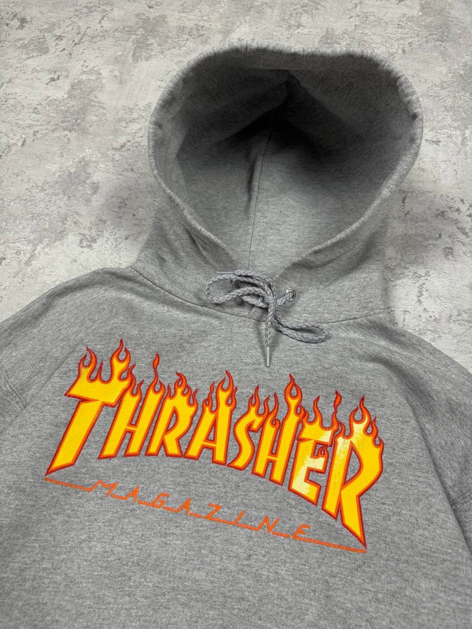 Thrasher Vintage Gray Thrasher Hoodie Big Logo Size S Size US S / EU 44-46 / 1 - 6 Thumbnail