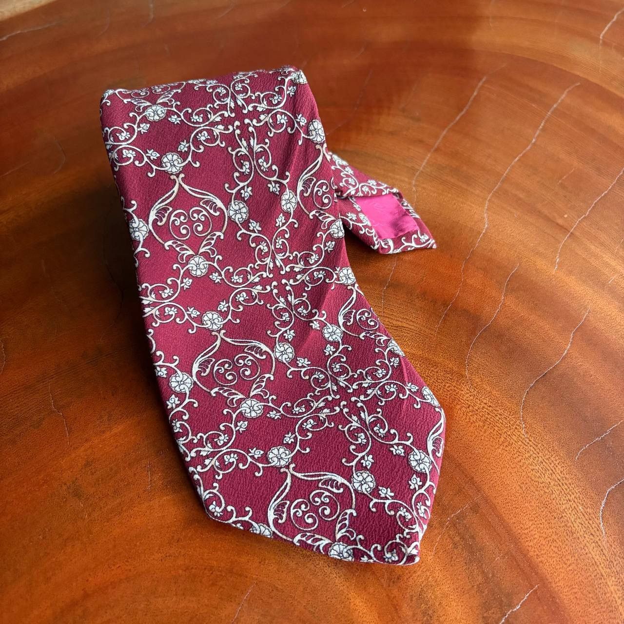 Christian Dior Monsieur Vintage Christian Dior Monsieur Silk Floral Pattern Neck Tie Size ONE SIZE - 1 Thumbnail