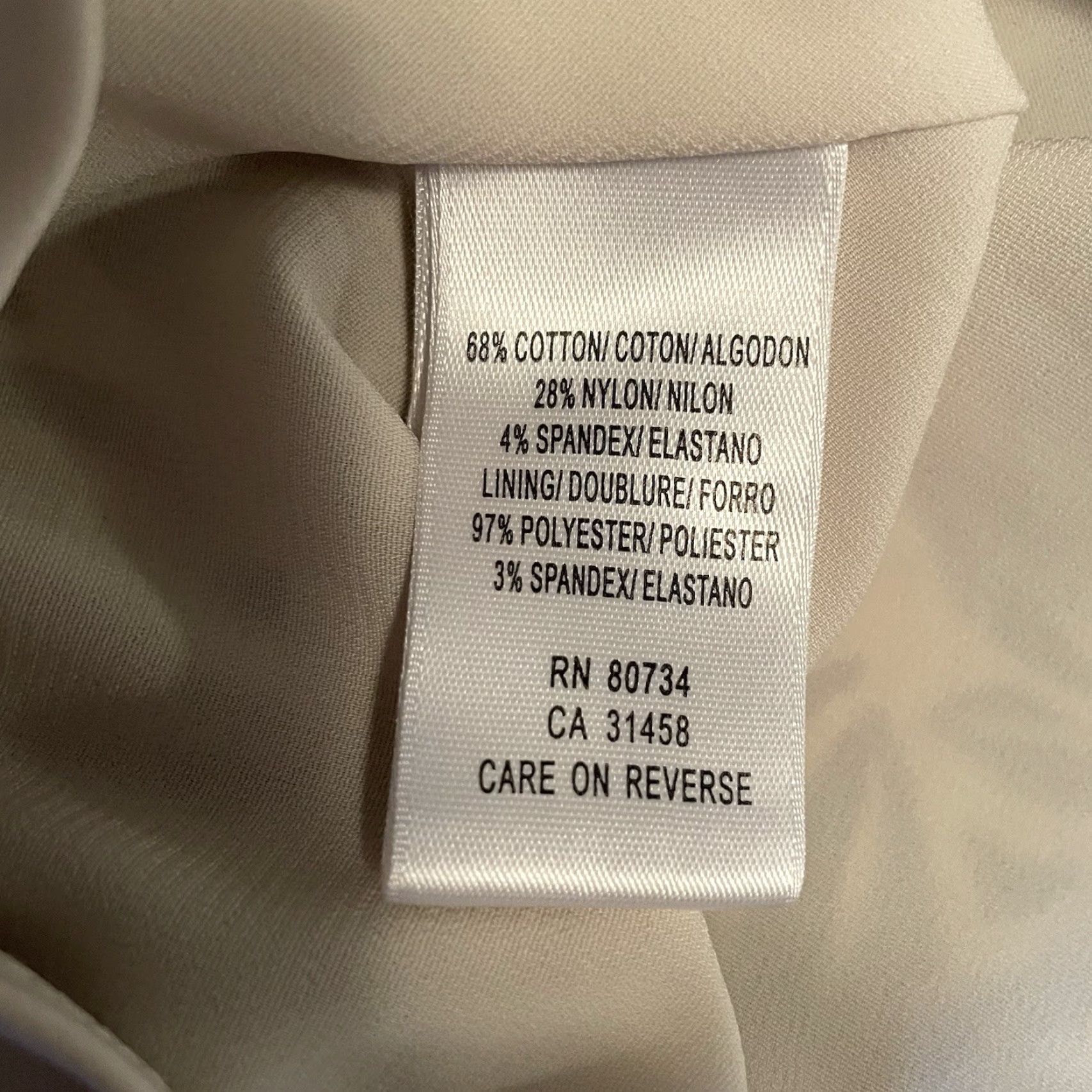 Bcbgmaxazria BCBGMAXAZRIA Skirt Adults Womens Knee Length A-Line Black Cream Silk Belted 2 MacIntosh Rose Morris Vintage No Size 26" / US 2 / IT 38 - 7 Thumbnail