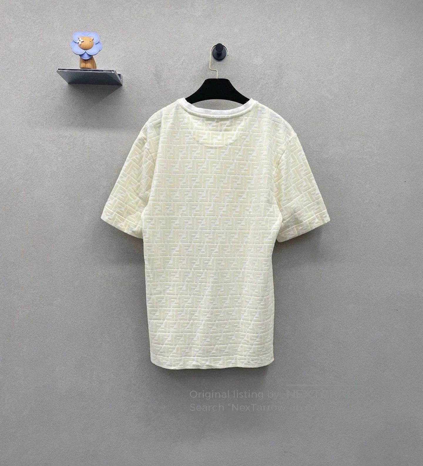 Fendi FENDI Solid Logo Print Short Sleeve T-Shirt. Size US M / EU 48-50 / 2 - 2 Thumbnail
