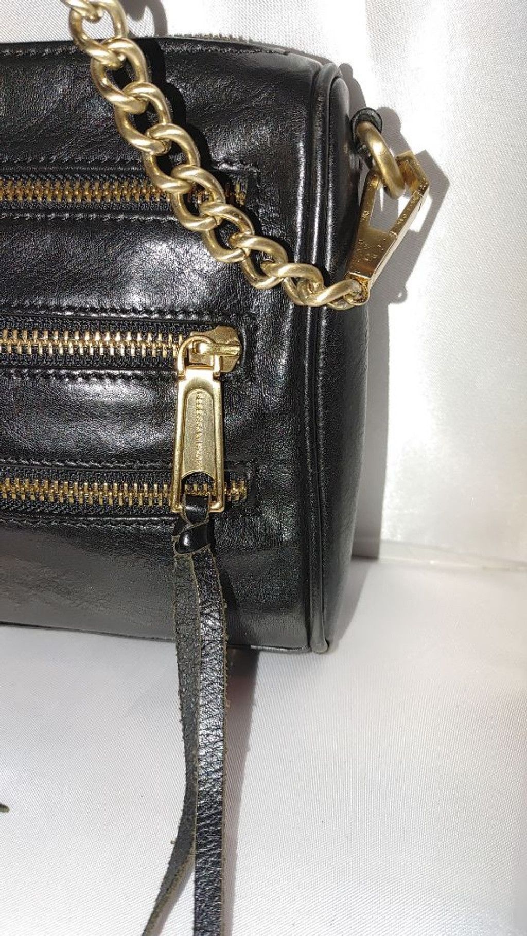 Rebecca Minkoff Rebecca Minkoff Leather Moto 3-Zip Crossbody Convertible Bag Size ONE SIZE - 3 Thumbnail